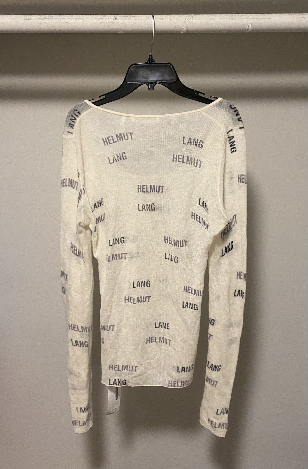 Helmut Lang Helmut Lang Ribbed Wool Long Sleeve Size M / US 6-8 / IT 42-44 - 3 Thumbnail
