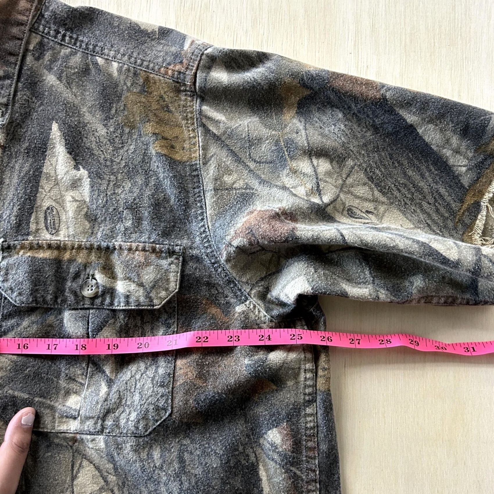 Vintage VINTAGE Wells Creek Shirt Mens XL Camouflage Flannel Short Sleeve Button Up Hunting Size US XL / EU 56 / 4 - 7 Thumbnail