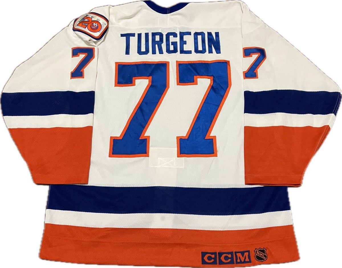 Ccm New York Islanders Turgeon Center Ice CCM NHL Hockey Jersey Size US XL / EU 56 / 4 - 5 Thumbnail