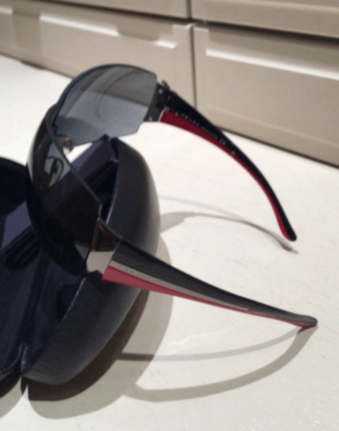 Prada PRADA Sunglasses Flame 2004 Star Mask Fire Chrome Silver Size ONE SIZE - 2 Thumbnail