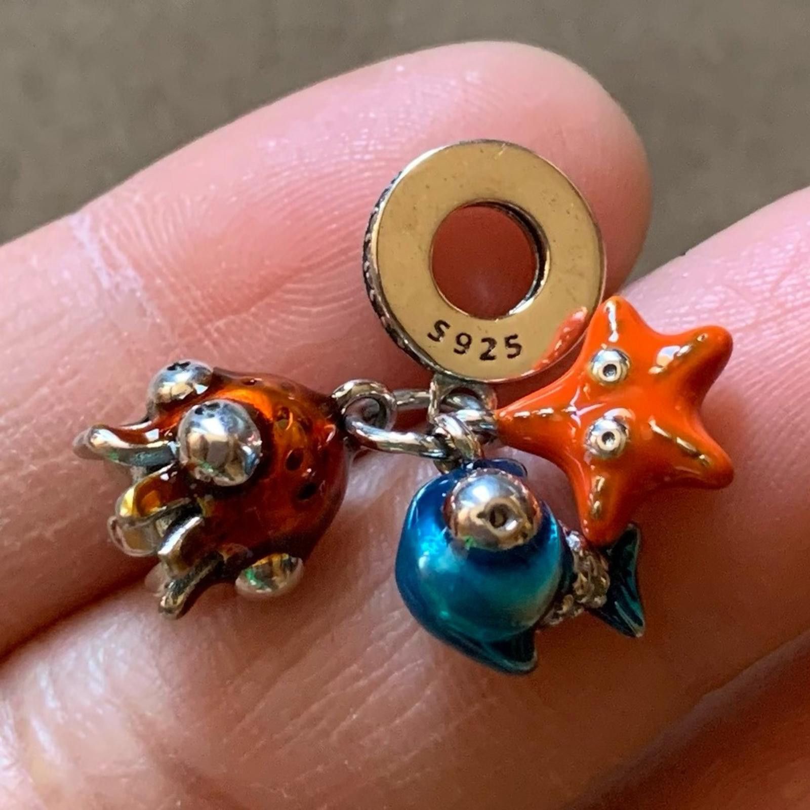 Other NWOT Colorful Ocean Friends Dangle Charm Sterling Silver 925 Size ONE SIZE - 3 Thumbnail