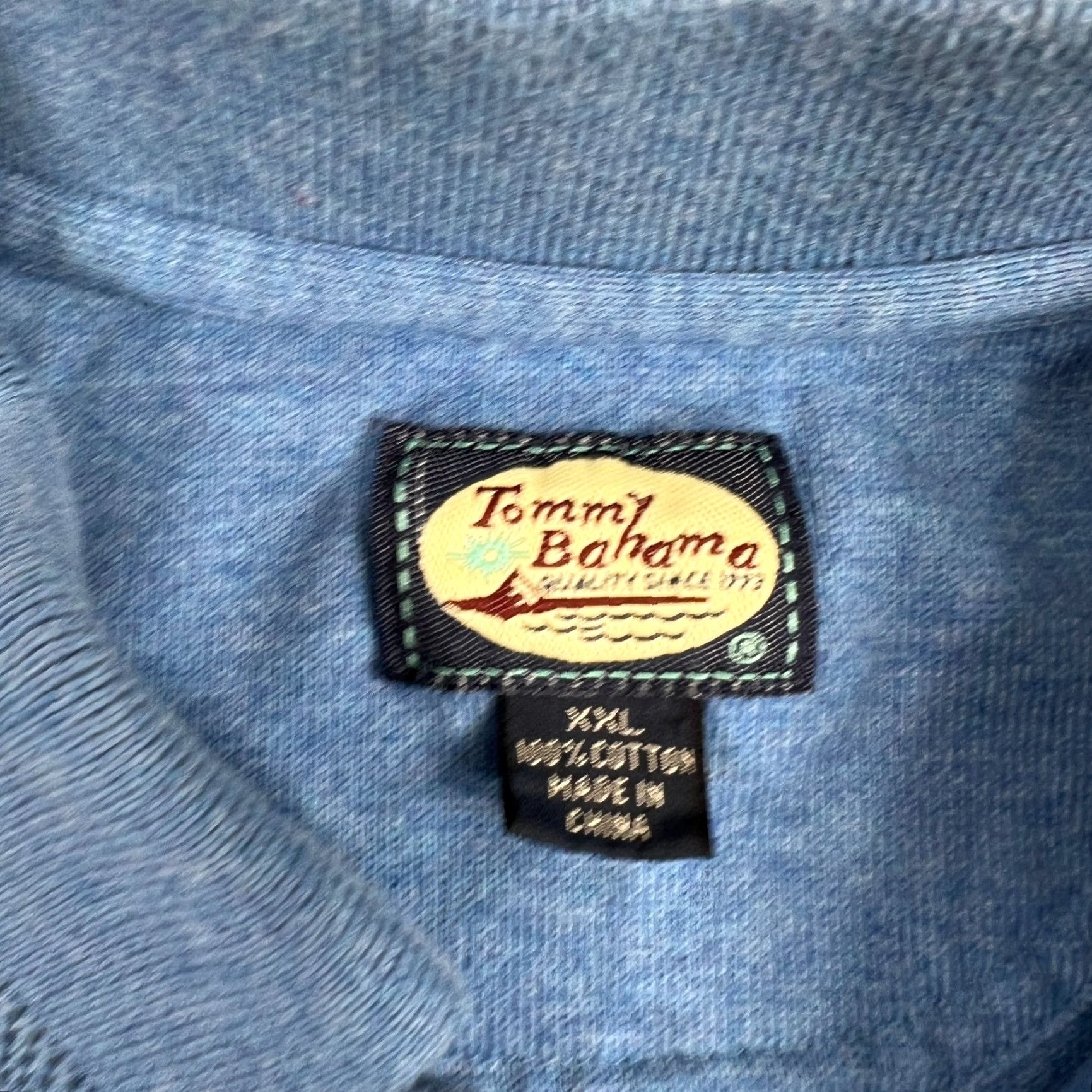 Tommy Bahama VINTAGE Tommy Bahama Polo Shirt Men’s XXL Blue Long Sleeve Casual Outdoor Travel Size US XXL / EU 58 / 5 - 2 Thumbnail