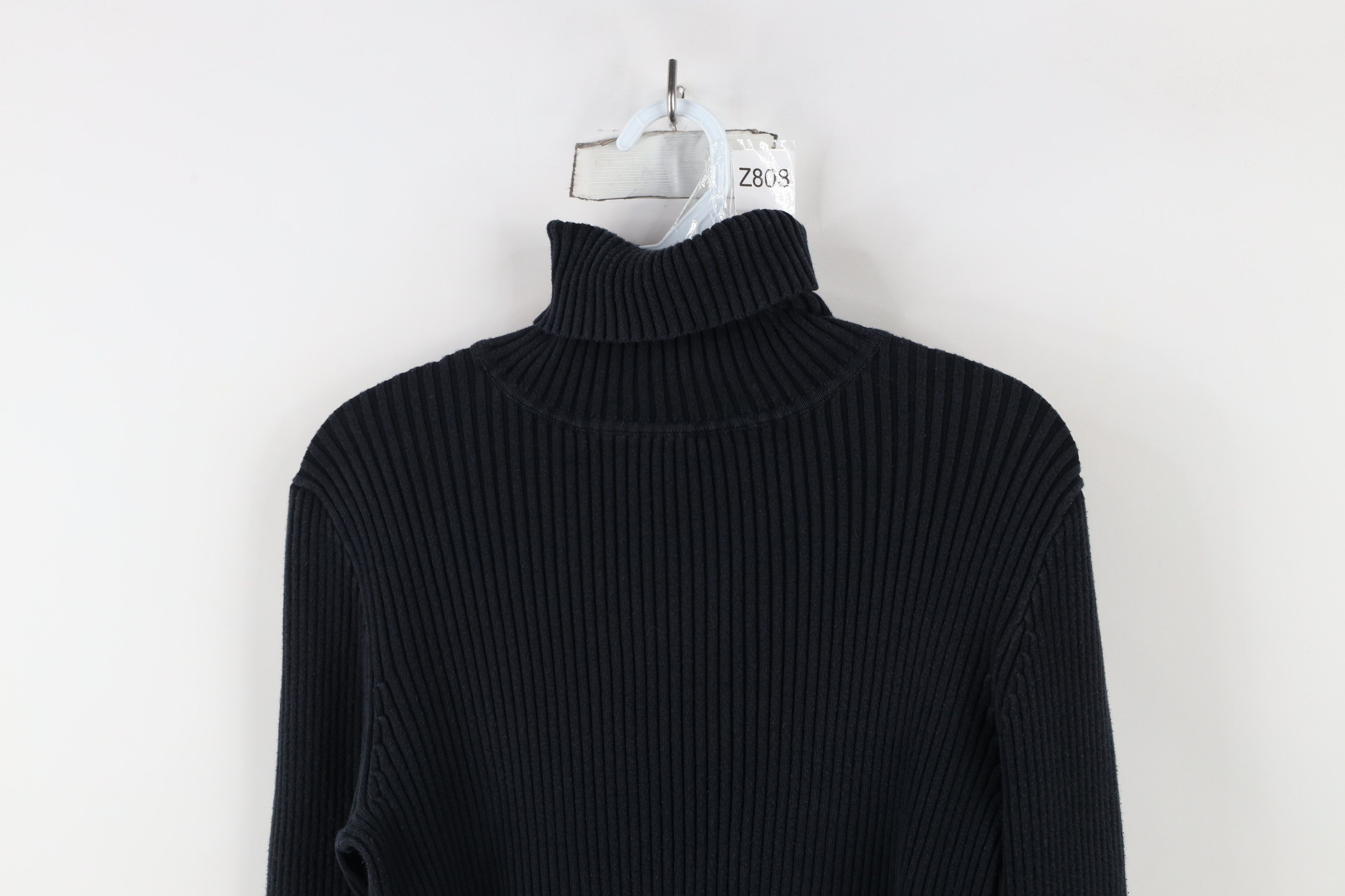 Gap × Vintage Vintage 90s Y2K Gap Babydoll Ribbed Knit Turtleneck Sweater Size L / US 10 / IT 46 - 2 Thumbnail
