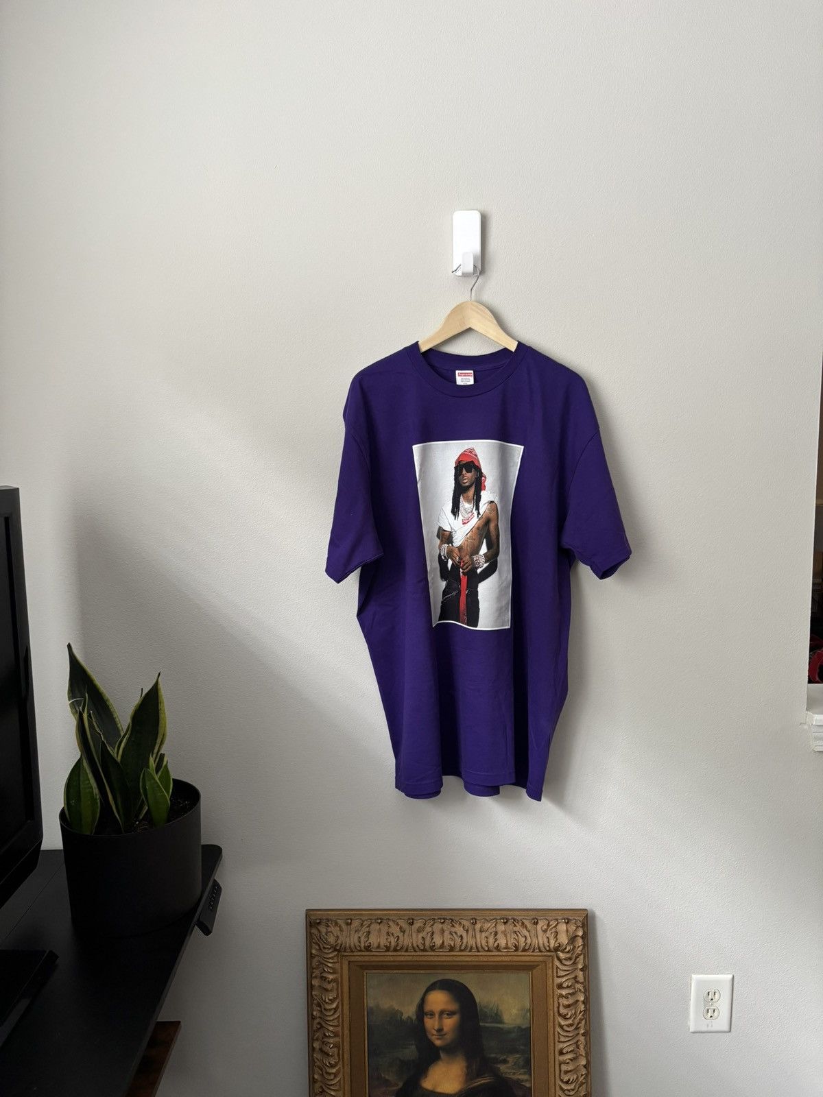 Supreme Supreme Playboi Carti Tee Purple Men's XXL FW25 CONFIRMED Size US XXL / EU 58 / 5 - 9 Thumbnail