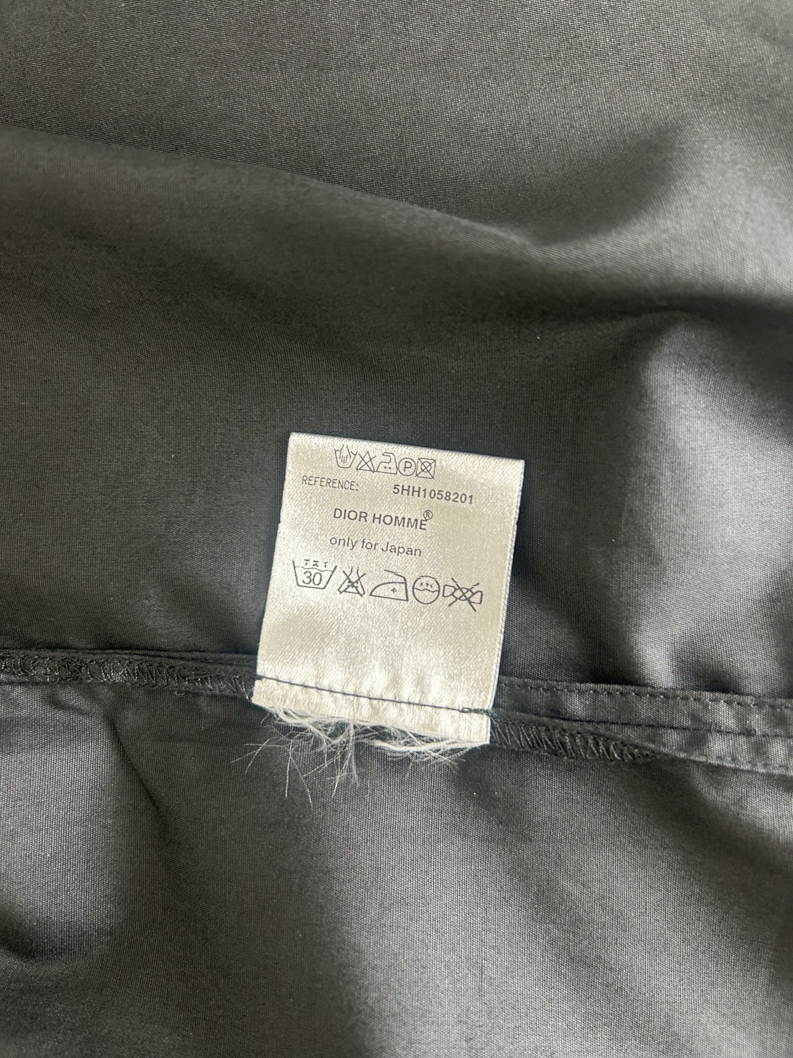 Dior Dior Homme Black Dress Shirt With Metal Beading Detailing Size US XXL / EU 58 / 5 - 5 Thumbnail