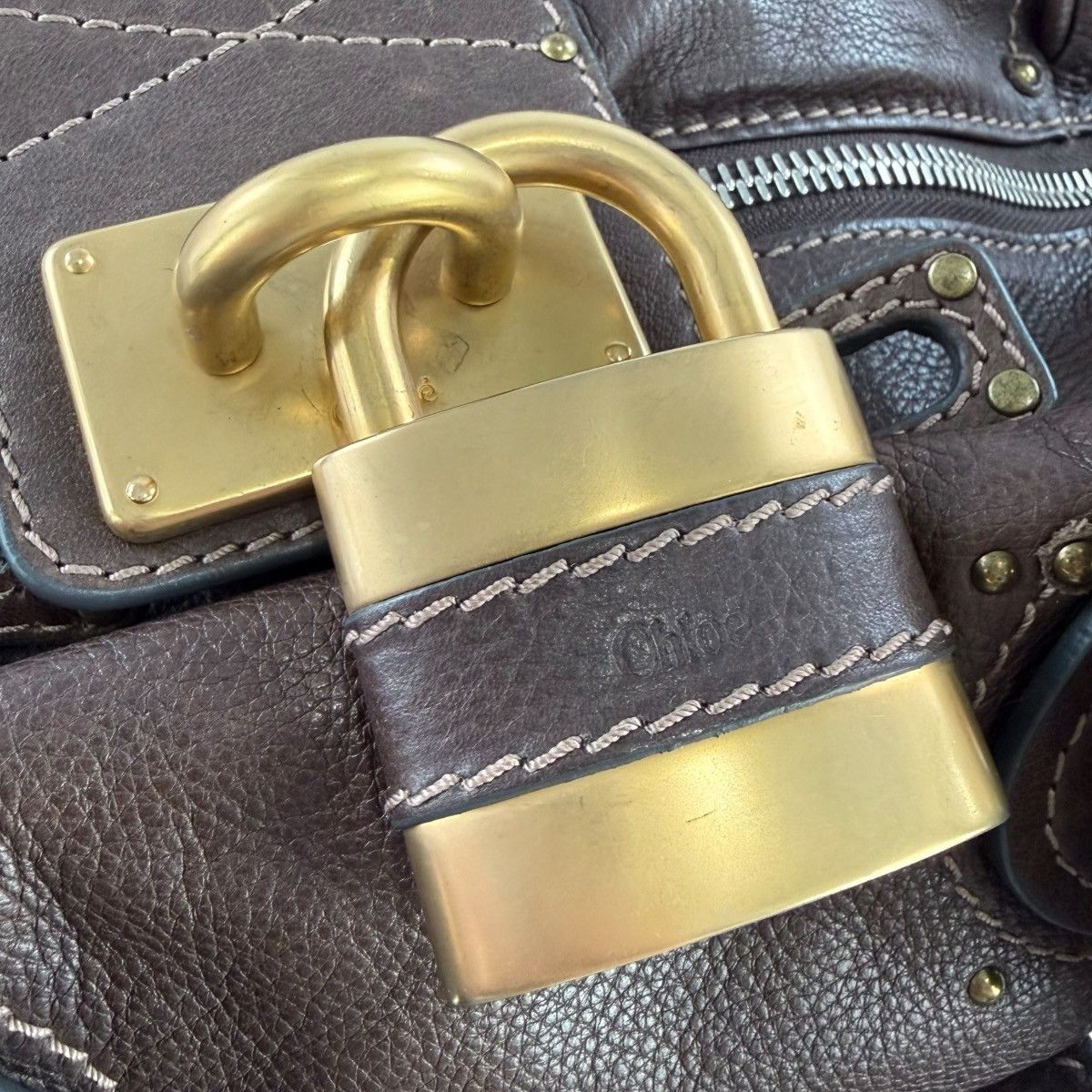 Chloe Chloe Leather Paddington Shoulder Bag Size ONE SIZE - 10 Thumbnail