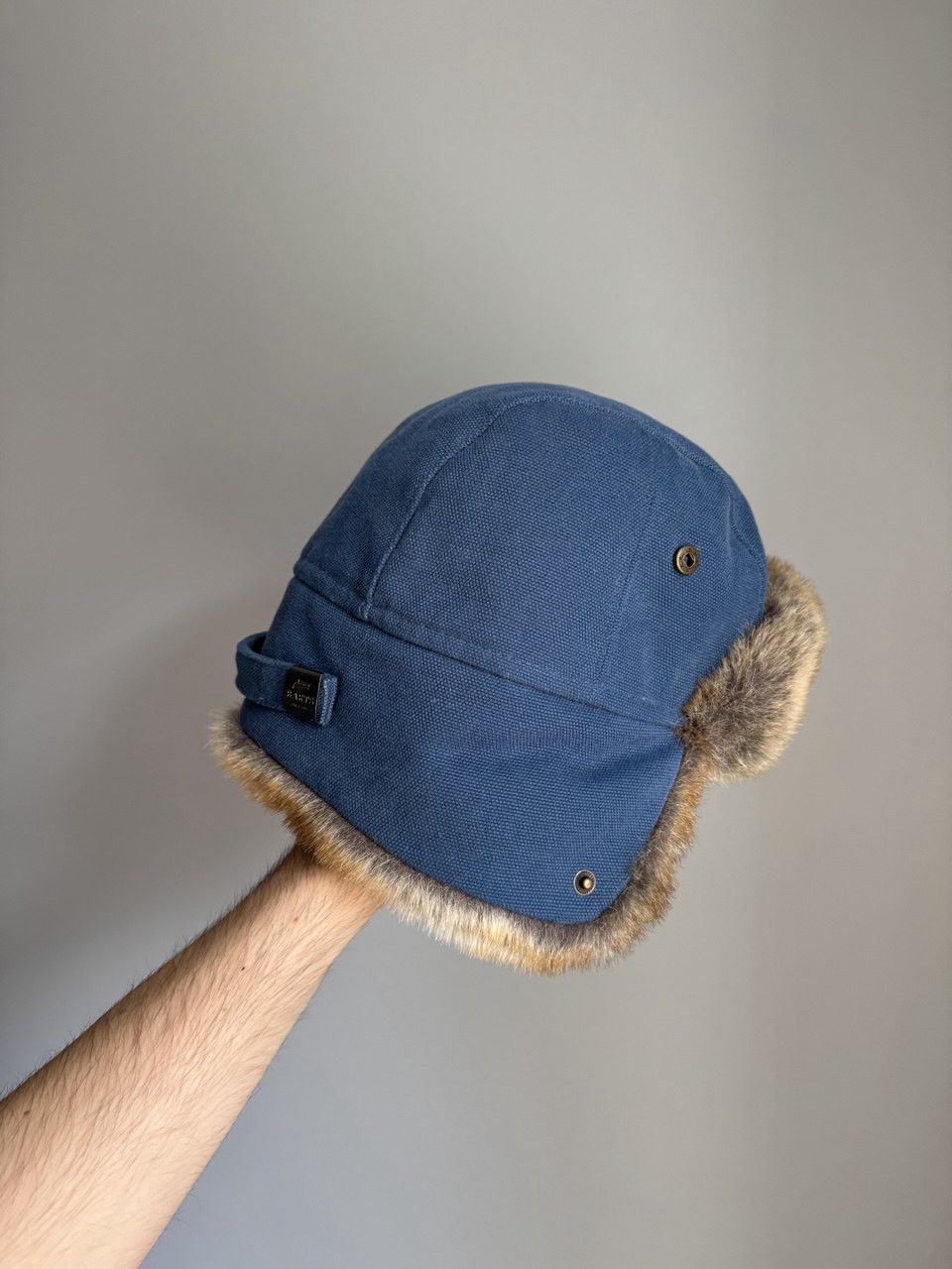 Other Vintage Barts Denim Ushanka Trapper Hat Fur Fuzzy Winter Size ONE SIZE - 5 Thumbnail