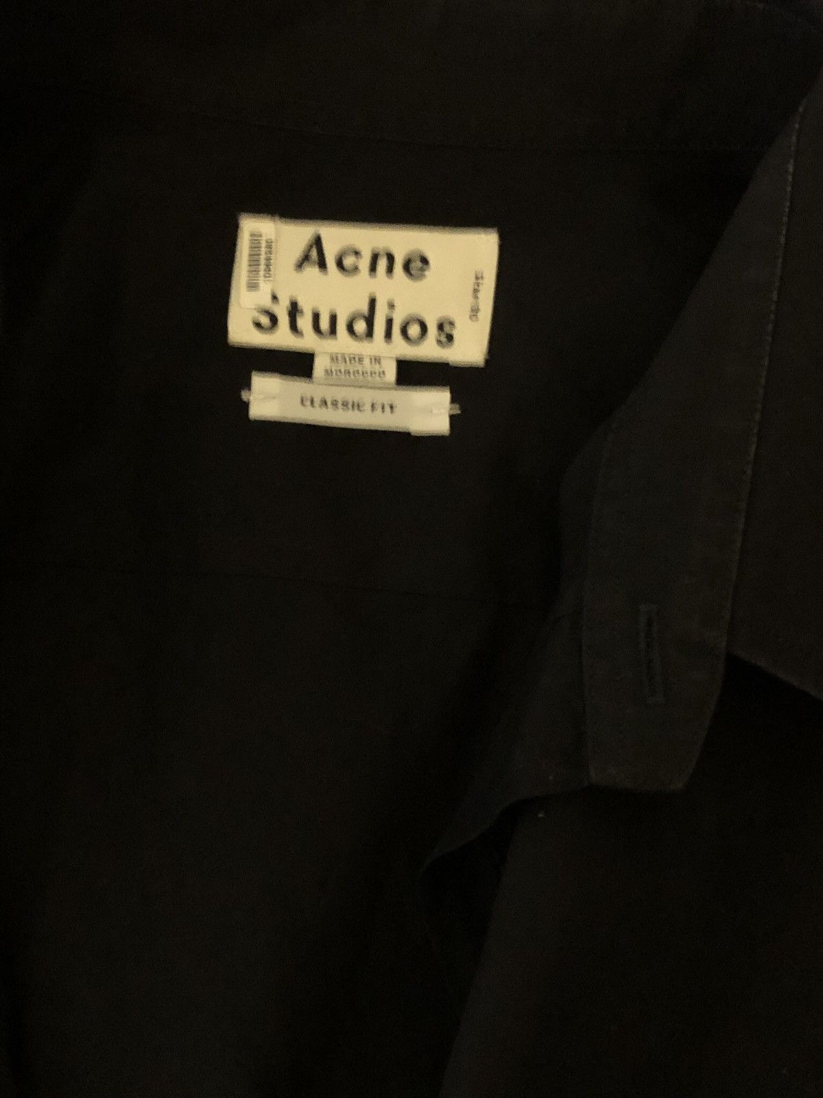 Acne Studios Black Acne Studios Shirt Size US L / EU 52-54 / 3 - 7 Thumbnail