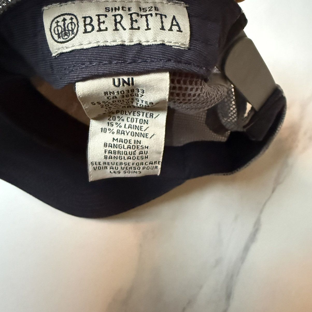 Beretta Beretta Engraved Patch Trucker Hat Size ONE SIZE - 6 Thumbnail