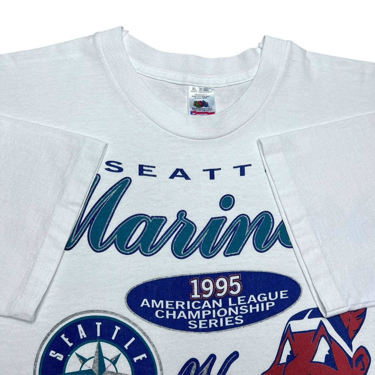 MLB MLB Championship Seattle Mariners Cleveland Indians T-Shirt Size US XL / EU 56 / 4 - 2 Thumbnail