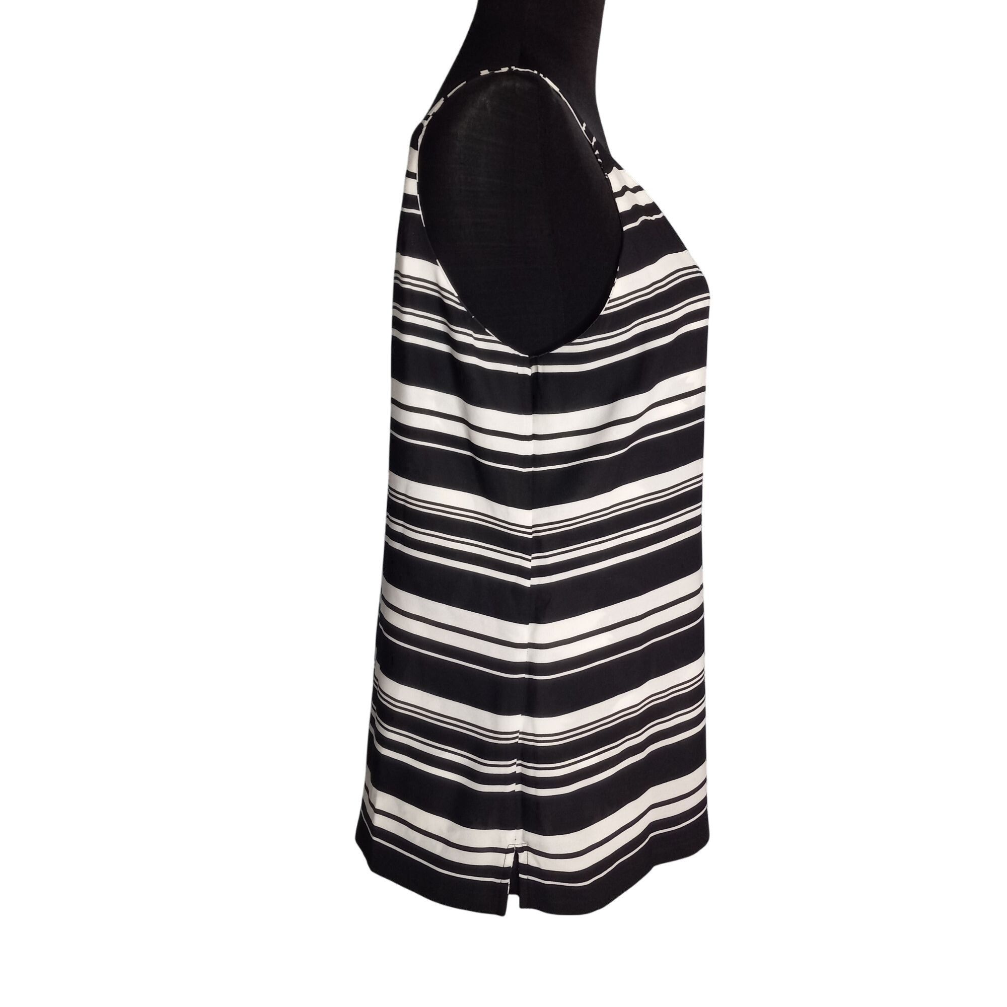White House Black Market WHBM S Tank Top Reversible Sleeveless Floral Striped Print B Size S / US 4 / IT 40 - 9 Thumbnail
