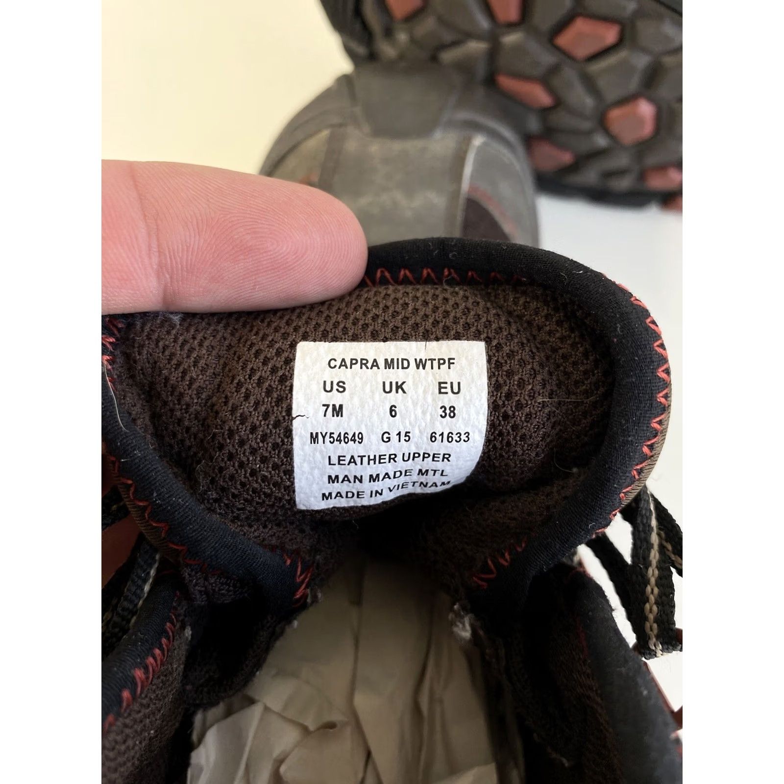 Merrell Merrell Capra Waterproof Hiking Boots Mid Leather Uppers US Womens Size 7 Brown Size US 7 / IT 37 - 5 Thumbnail