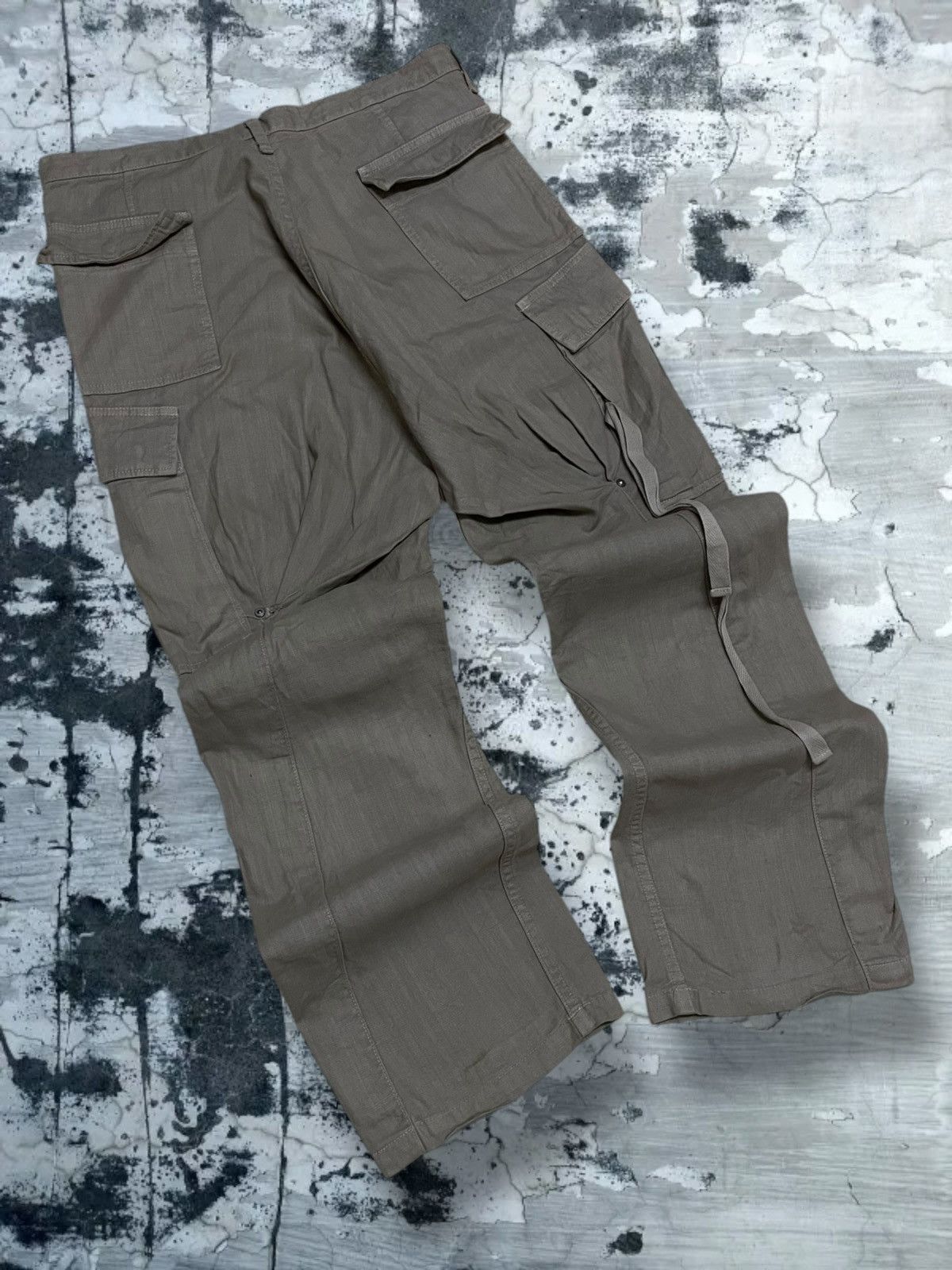 Japanese Brand Vintage 1990s Japan Designer Slowgun Tactical Cargo Pant Size US 30 / EU 46 - 10 Thumbnail