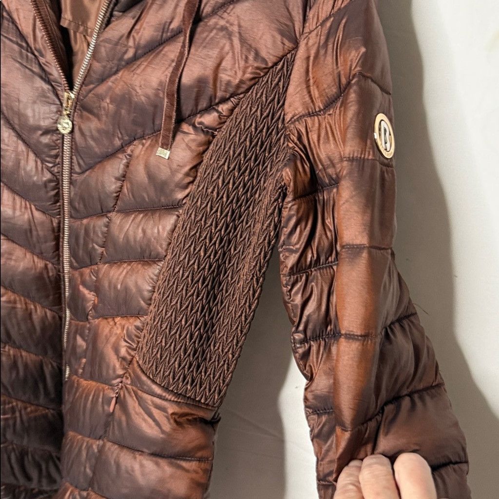 Bernhard Willhelm Bernardo Classic Ecoplume chevron design puffer jacket sz M Size M / US 6-8 / IT 42-44 - 4 Thumbnail