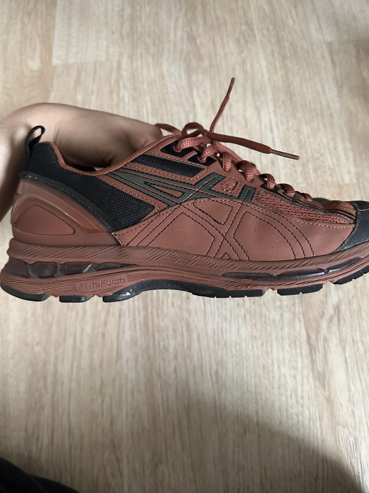 Asics × Kiko Kostadinov Kiko Kostadinov Asics Gel-burz 2 Burgundy Size US 8.5 / EU 41-42 - 6 Thumbnail