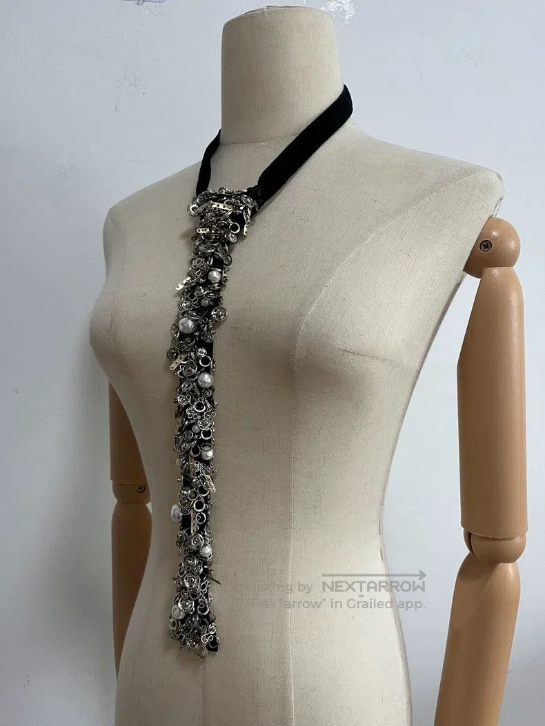 Comme des Garcons Comme Des Garcons Tie with metal accessories Size ONE SIZE - 7 Thumbnail