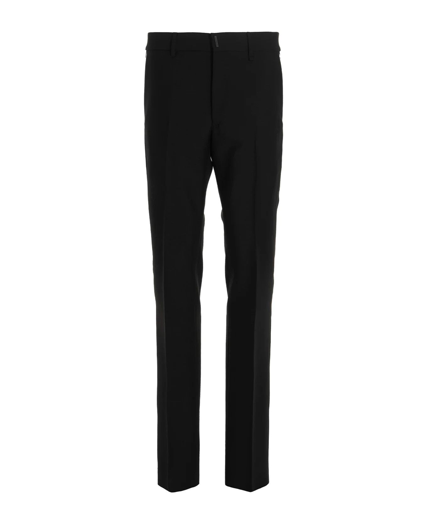 Givenchy o1n1vont0326 Mohair Wool Pants in Black Size US 32 / EU 48 - 1 Thumbnail