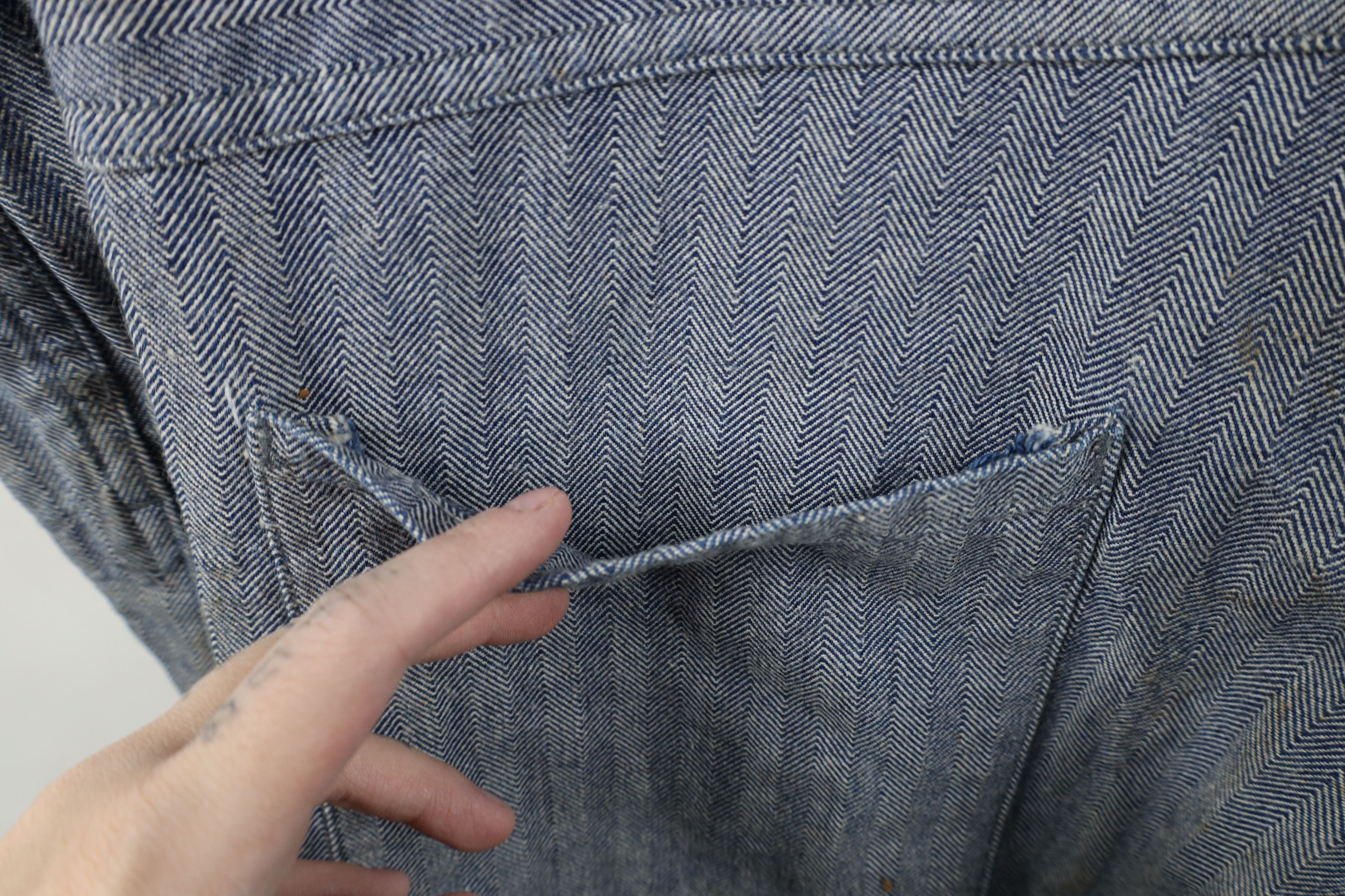 Dickies Vintage 70s Dickies HBT Herringbone Twill Coveralls Size US 38 / EU 54 - 18 Thumbnail