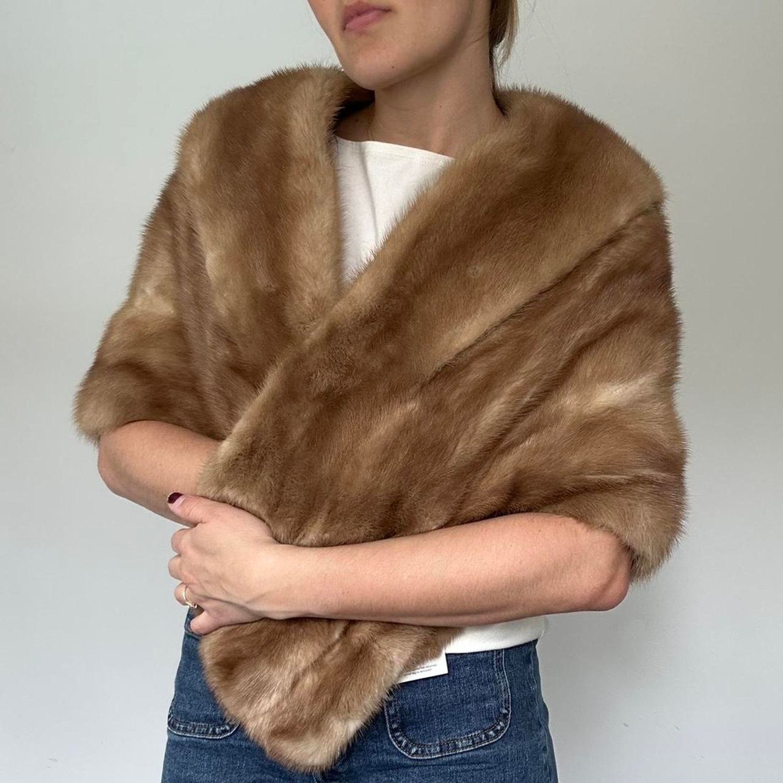Other Vintage Mink Fur Cape/ Capelet (One Size) Size S / US 4 / IT 40 - 1 Thumbnail
