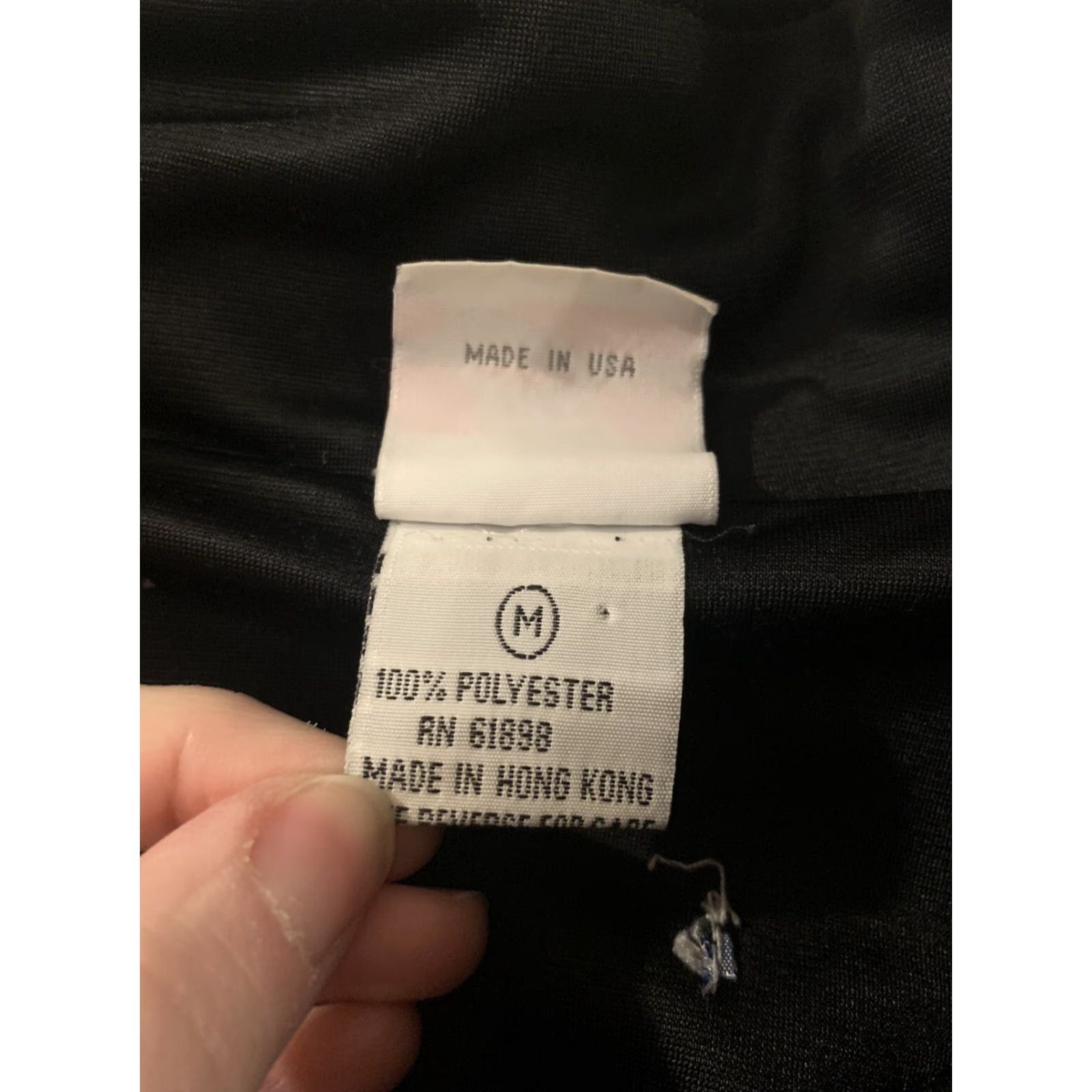 Nike Nike Mens Track Jacket Black White - Size M - Full Zip - Pockets - Athletic Basketball Gym Running - Regular Fit Size US M / EU 48-50 / 2 - 2 Thumbnail