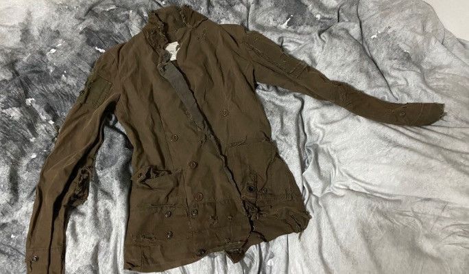 Greg Lauren Greg Lauren SS16 Early Cloth Scarf Jacket - DMC-2508 Size US M / EU 48-50 / 2 - 1 Thumbnail
