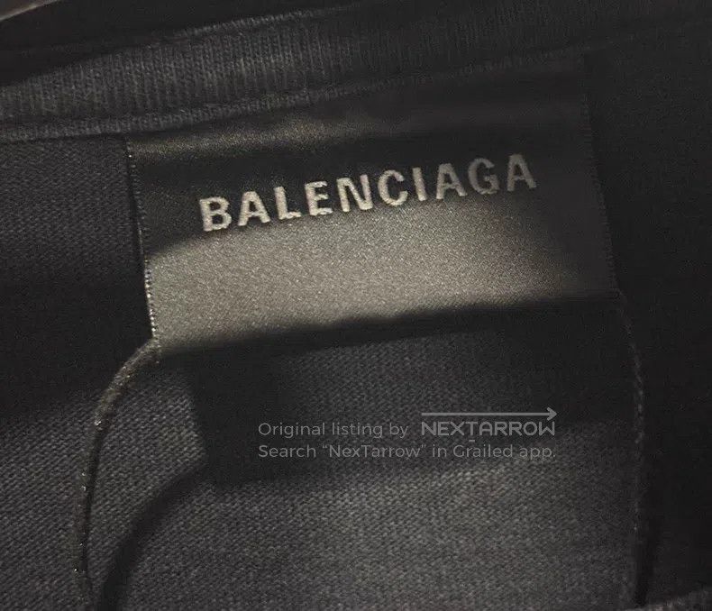 Balenciaga Balenciaga Tape distressed gradient long-sleeve T-shirt Size US M / EU 48-50 / 2 - 3 Thumbnail