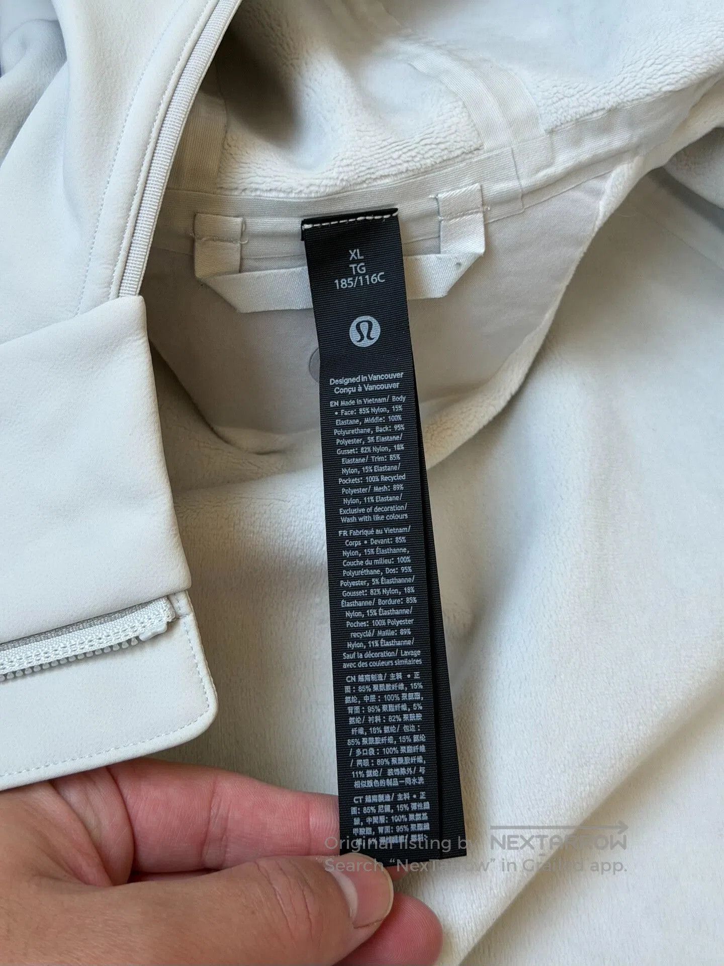Lululemon lululemon Men's Cross Chill Jacket XL. Size US XL / EU 56 / 4 - 5 Thumbnail