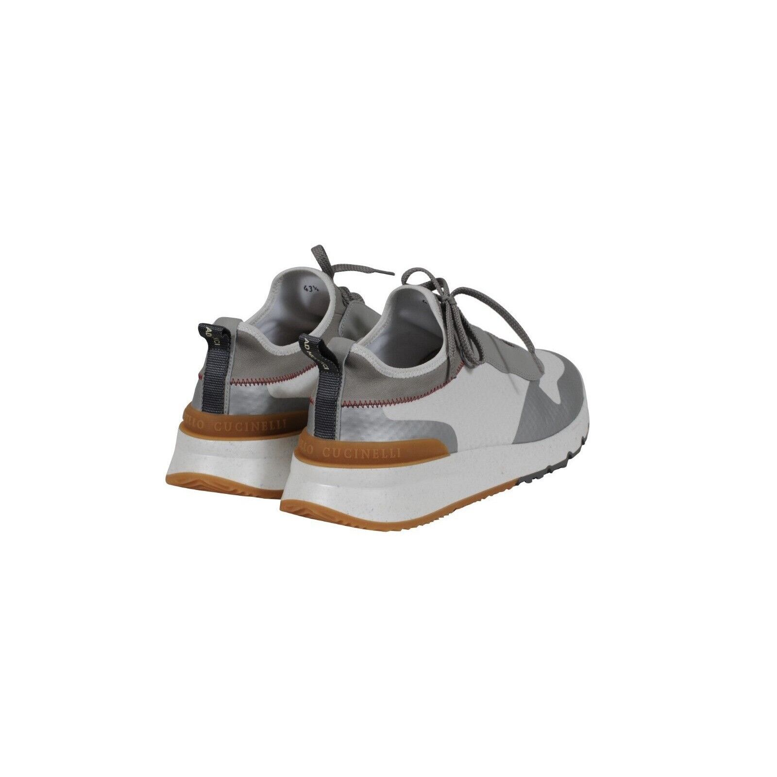 Brunello Cucinelli Panelled Lace Up Sneakers - 02204 Size US 10.5 / EU 43-44 - 7 Thumbnail