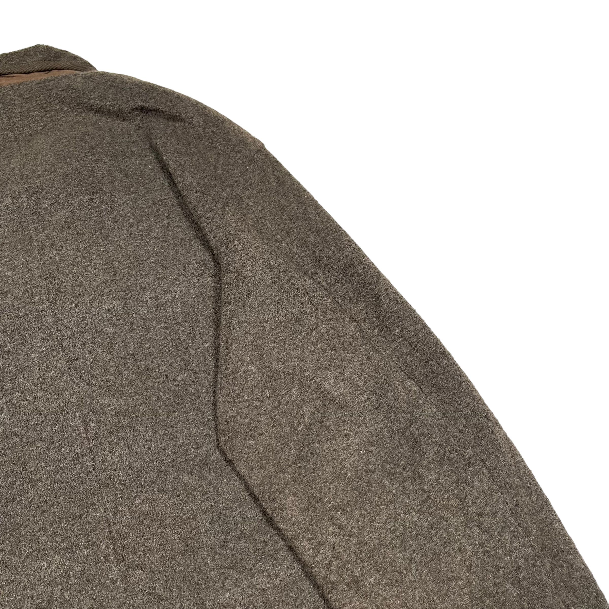 Vintage × Yohji Yamamoto Yohji Yamamoto Ys 1980s Wool Mohair Fleece Oversize Jacket Size US L / EU 52-54 / 3 - 8 Thumbnail