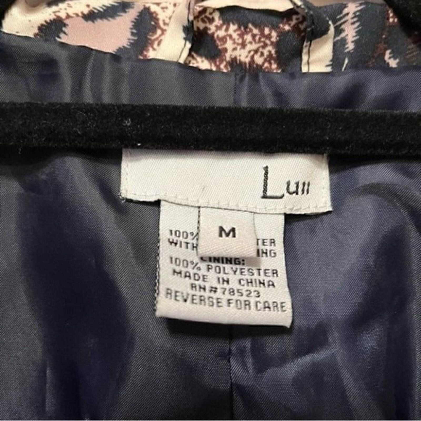 Unknown London Leopard Print Jacket with Collar Size M / US 6-8 / IT 42-44 - 7 Thumbnail