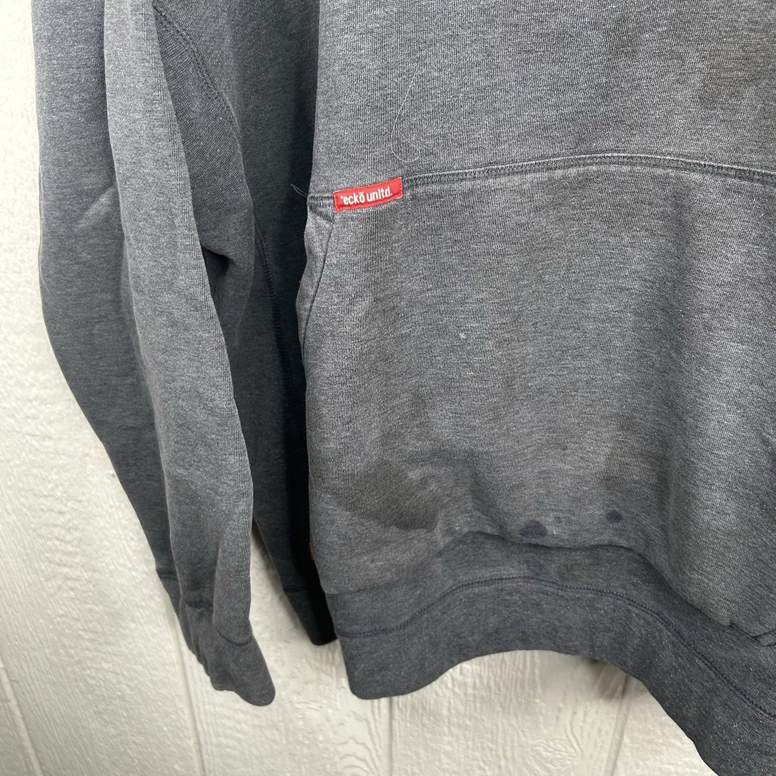 Ecko Unltd. Vintage Y2K Gray ECKO Unltd Oversized Hoodie Size X-Large Size US XL / EU 56 / 4 - 5 Thumbnail