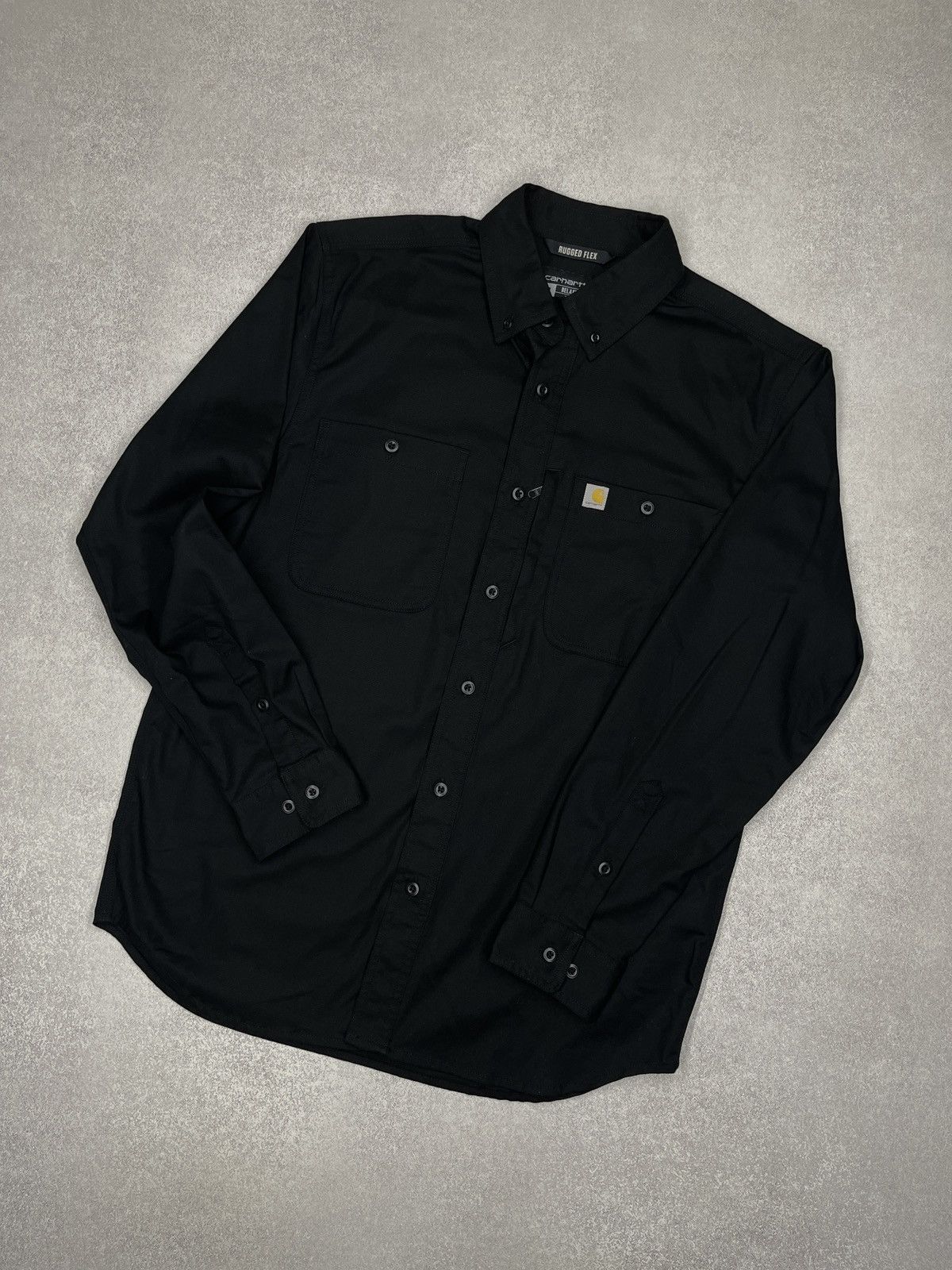 Carhartt Mens Carhartt Rugged Flex Professional Overshirt Black Size US M / EU 48-50 / 2 - 1 Thumbnail