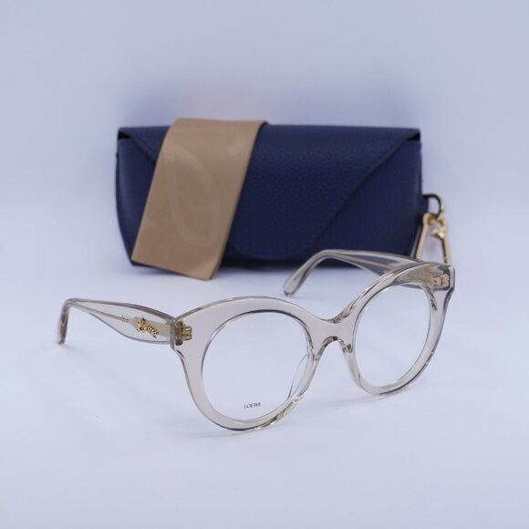Loewe 🕶️ New Loewe LW50074I 057 Eyeglasses - Transparent Brown Size ONE SIZE - 9 Thumbnail