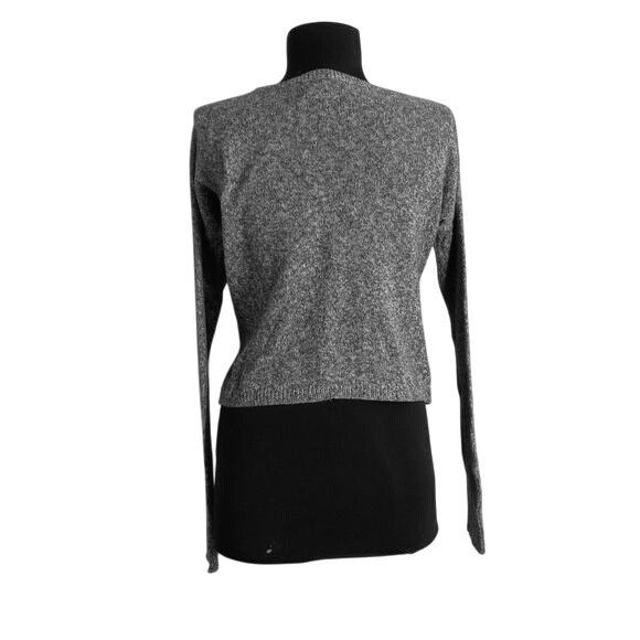 Hollister Hollister Size XS Womens Gray Knit Sweater White Cheetah Gra Size XS / US 0-2 / IT 36-38 - 2 Thumbnail