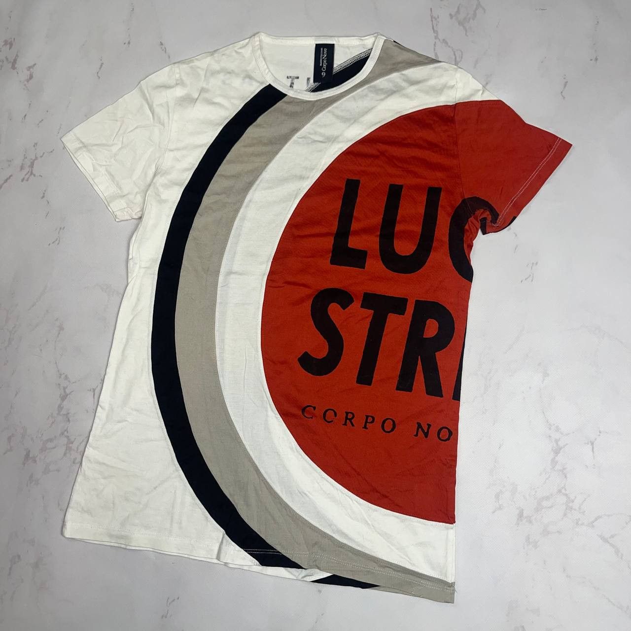 Vintage Band Tees × Vintage Other Lucky Stripe T-Shirt S Size Size US S / EU 44-46 / 1 - 3 Thumbnail