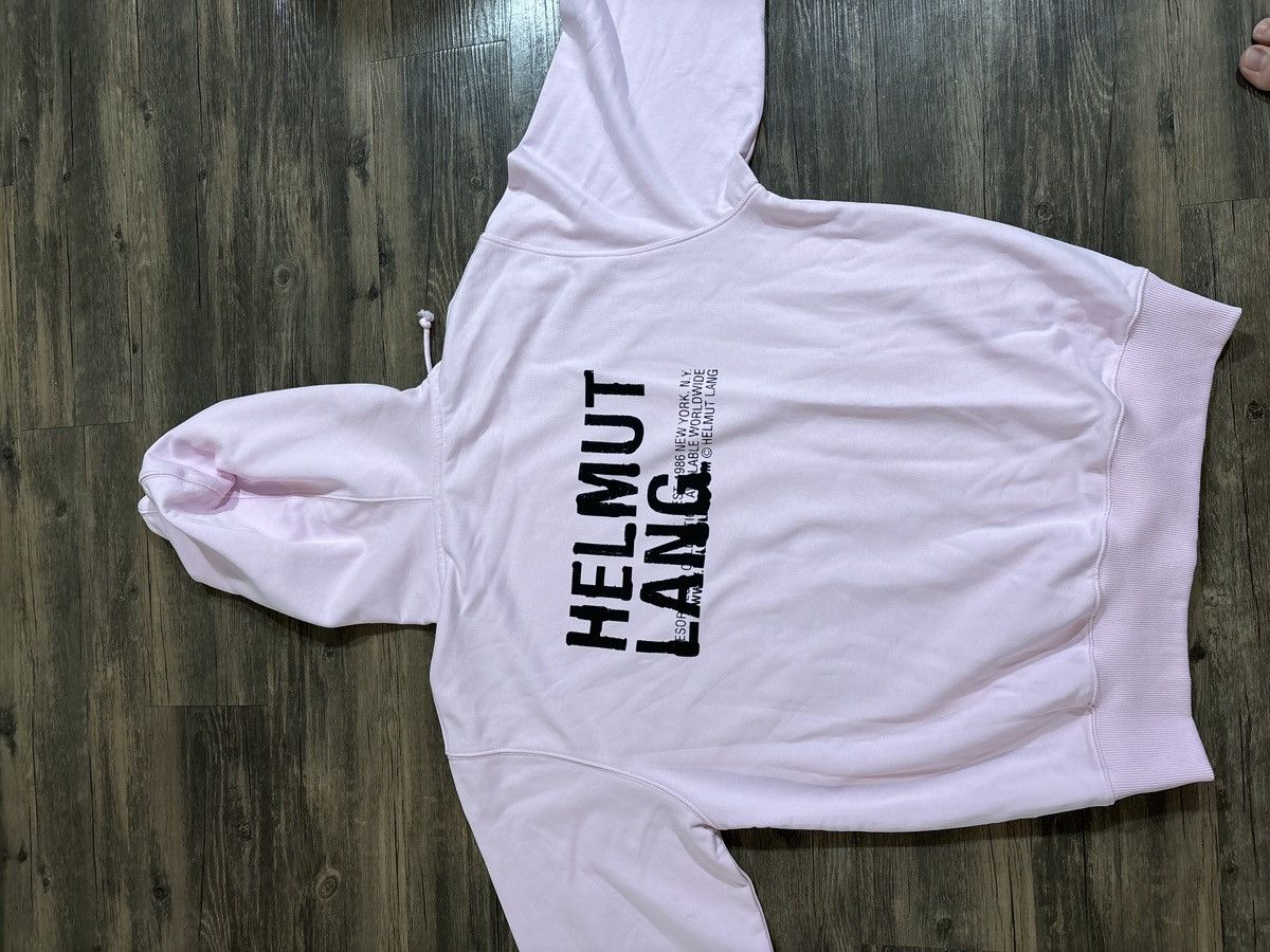 Helmut Lang Never Worn Pink Helmut Lang Hoodie Size US L / EU 52-54 / 3 - 2 Thumbnail