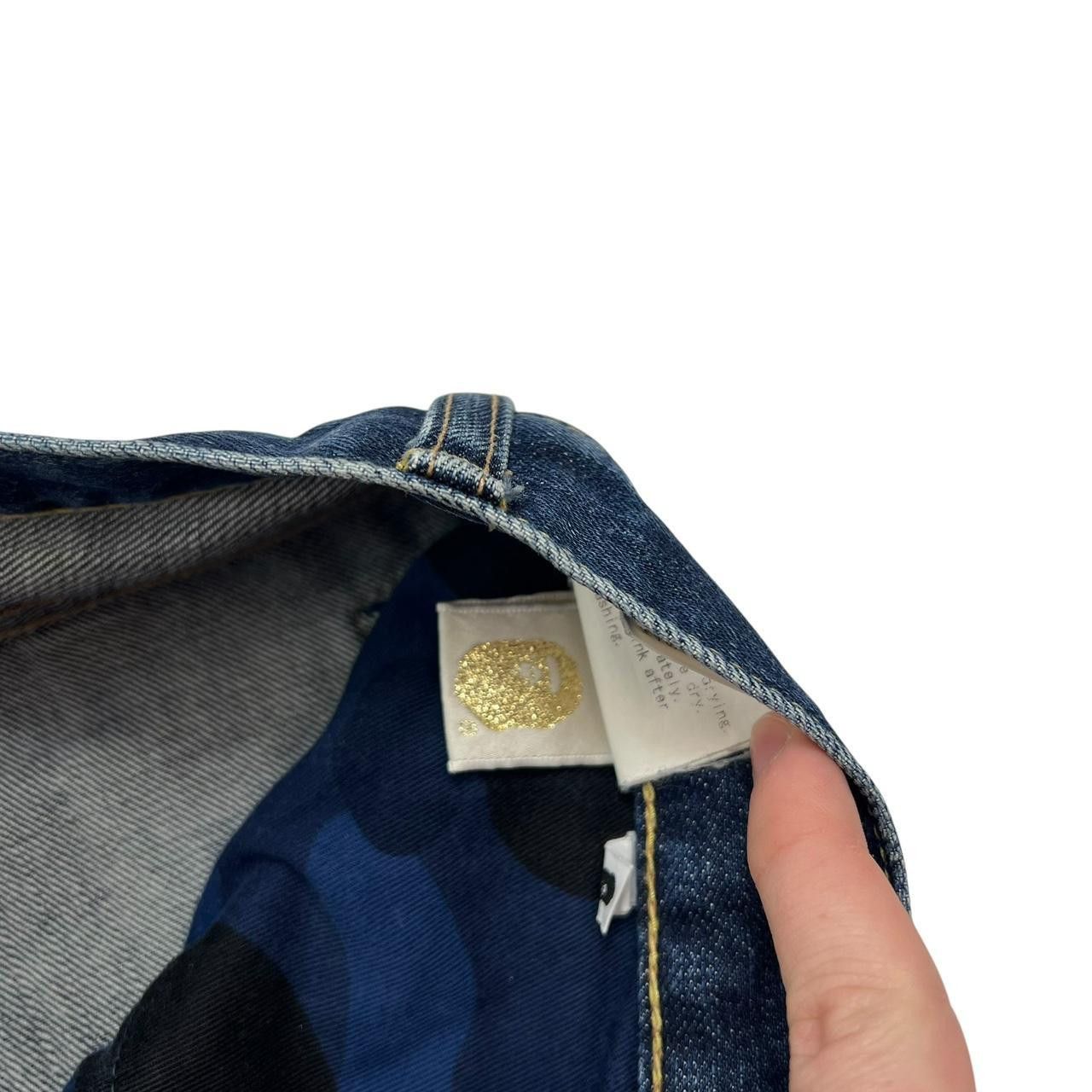 Bape Vintage Bape Embroidered Star Jeans - Waist: 31” Size US 31 - 7 Thumbnail
