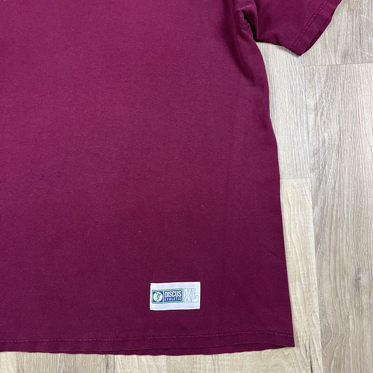 Vintage Vintage Blank Tshirt Discuss Athletic Distressed Sun Faded Size US XL / EU 56 / 4 - 2 Thumbnail