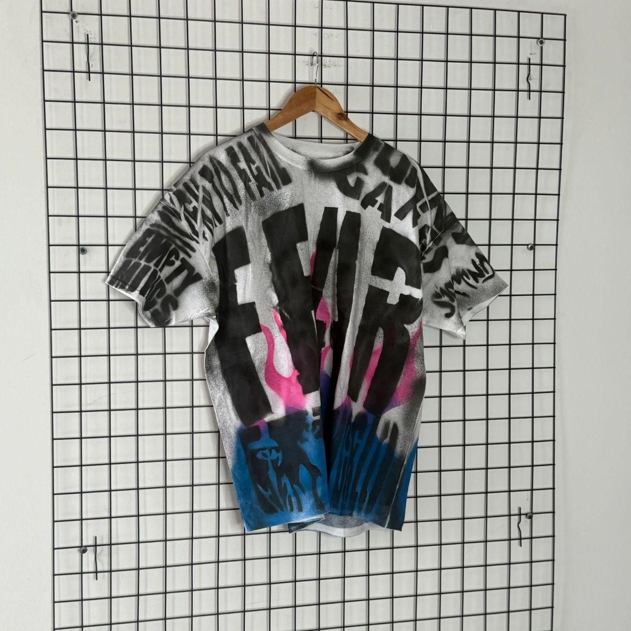 Vintage Vintage Handmade Custom Tee Avantgarde Opium Painted Size US XL / EU 56 / 4 - 3 Thumbnail