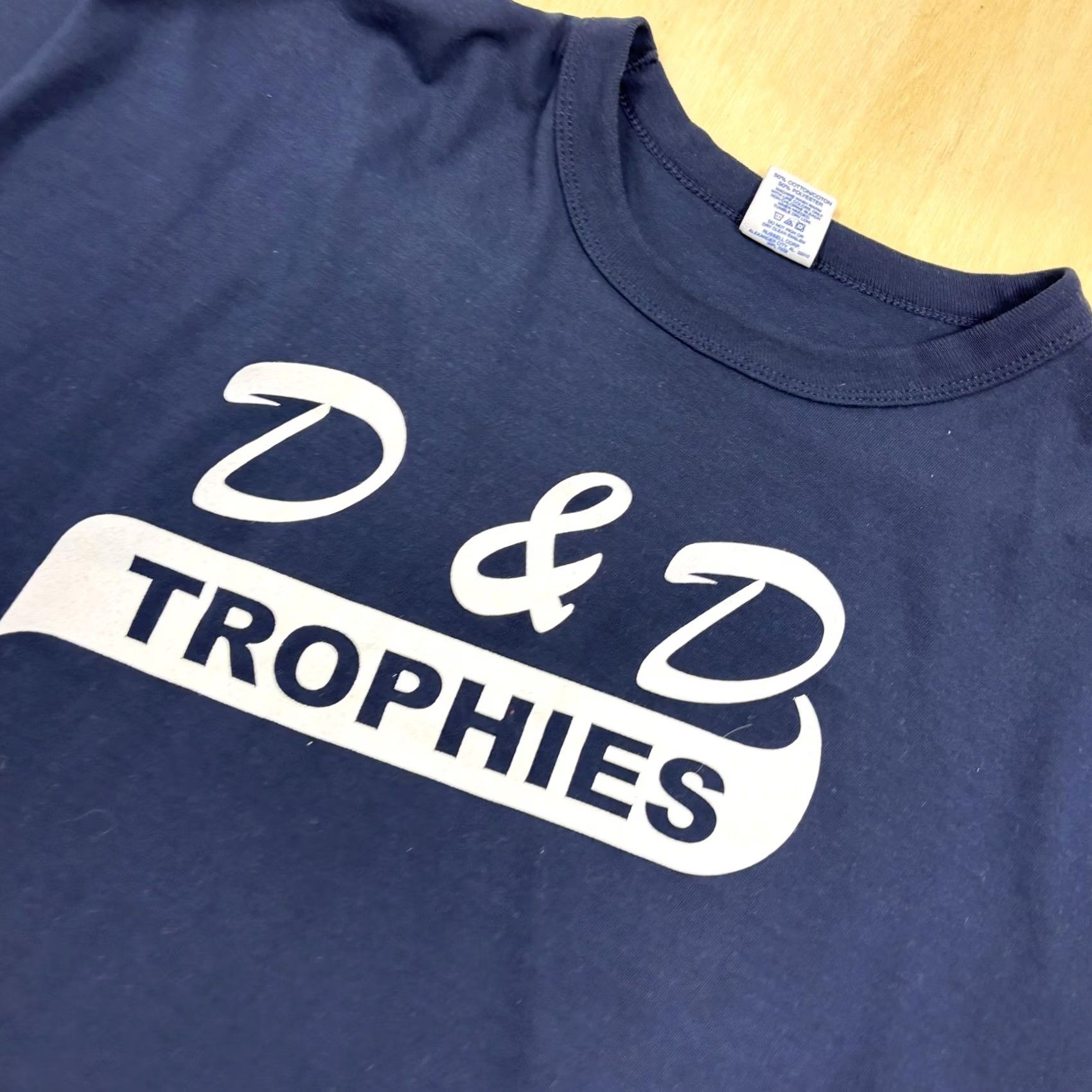 Russell Athletic VINTAGE Russell Athletic Shirt Men Large Navy Blue 15 Trophies Tee T-Shirt Size US L / EU 52-54 / 3 - 2 Thumbnail