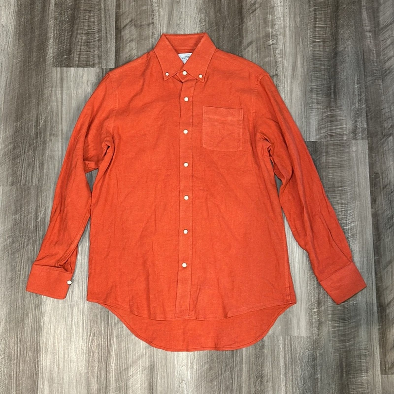 Ledbury Ledbury Fine Shirting Classic Linen Blend (NWOT) - 15.5 (M) Size US M / EU 48-50 / 2 - 2 Thumbnail