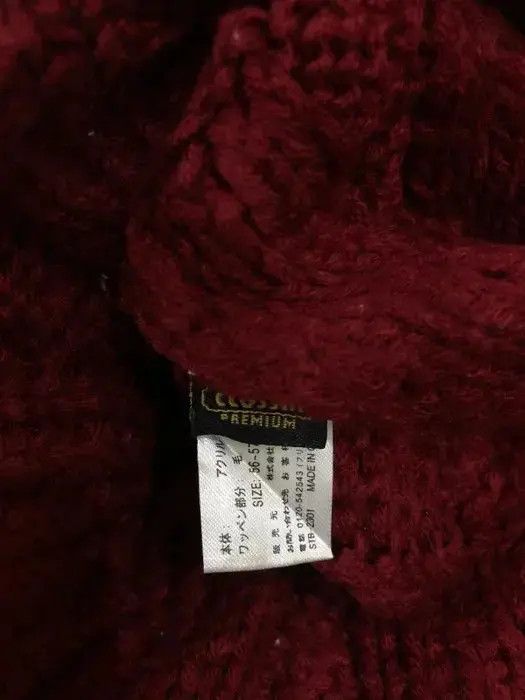 Harris Tweed × Japanese Brand Japanese Brand Harris Tweed Big Logo knit Beanie Hat Size ONE SIZE - 4 Thumbnail