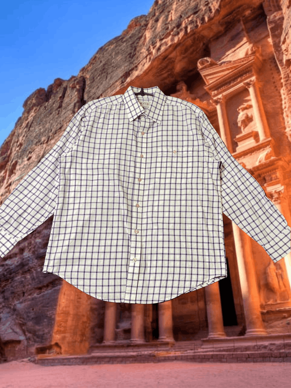 Orvis crazy Y2K whtie print shirt Orvis Vintage streetwear Size US L / EU 52-54 / 3 - 1 Thumbnail