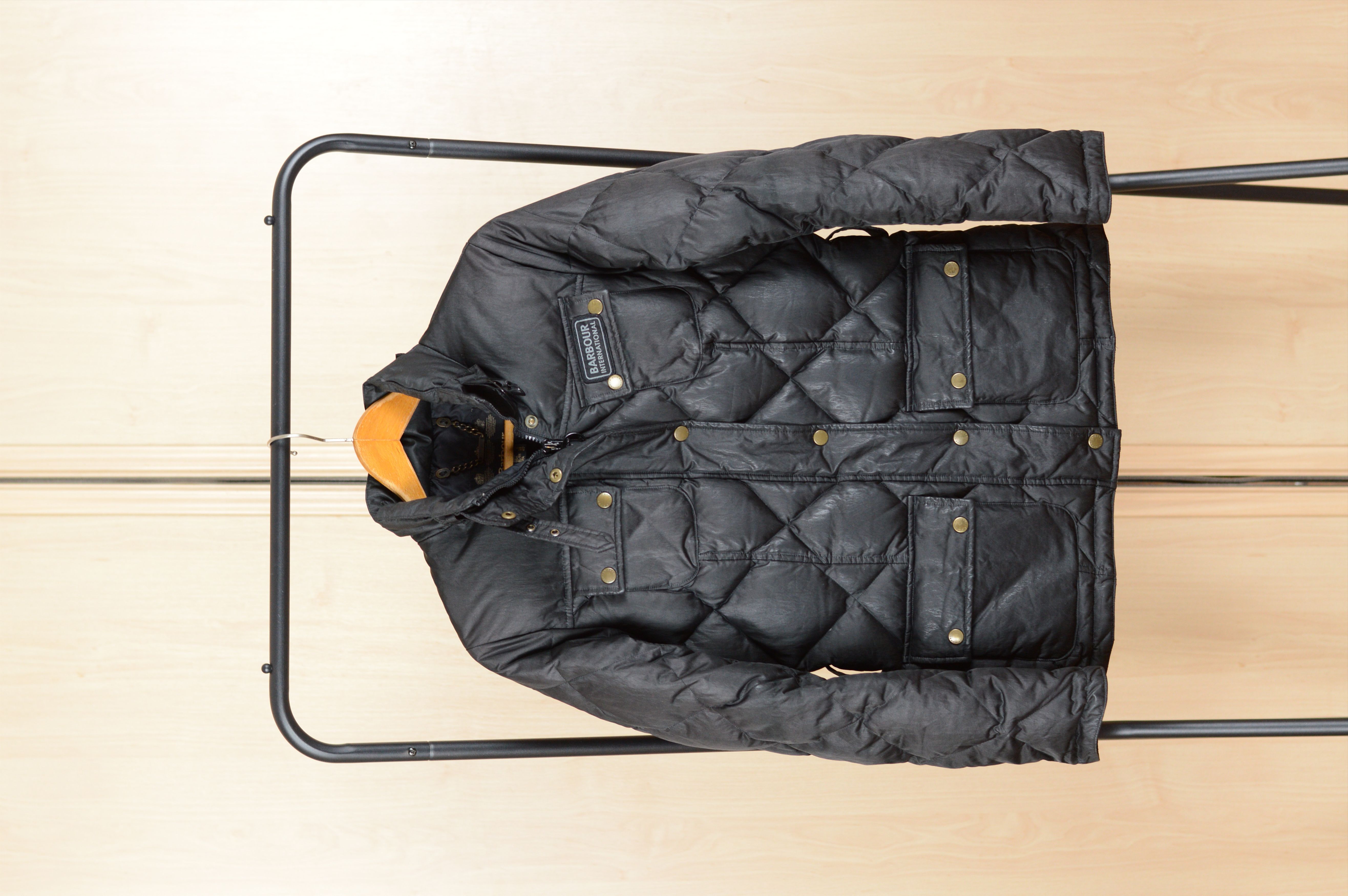 image of Barbour International Nation Jacket in Black, Women's (Size Medium)