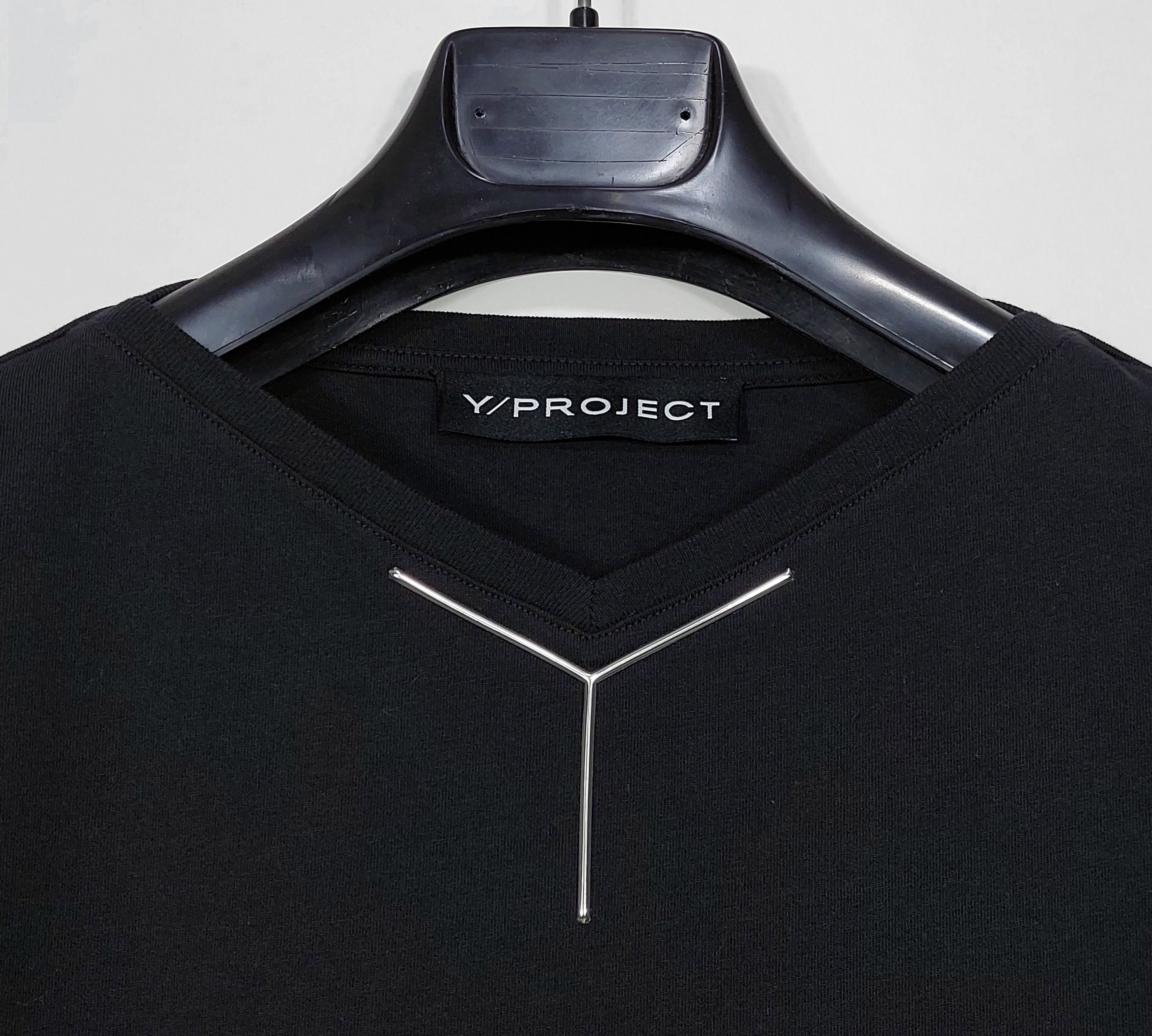Y/Project chrome logo tshirt - black M Size US M / EU 48-50 / 2 - 2 Thumbnail