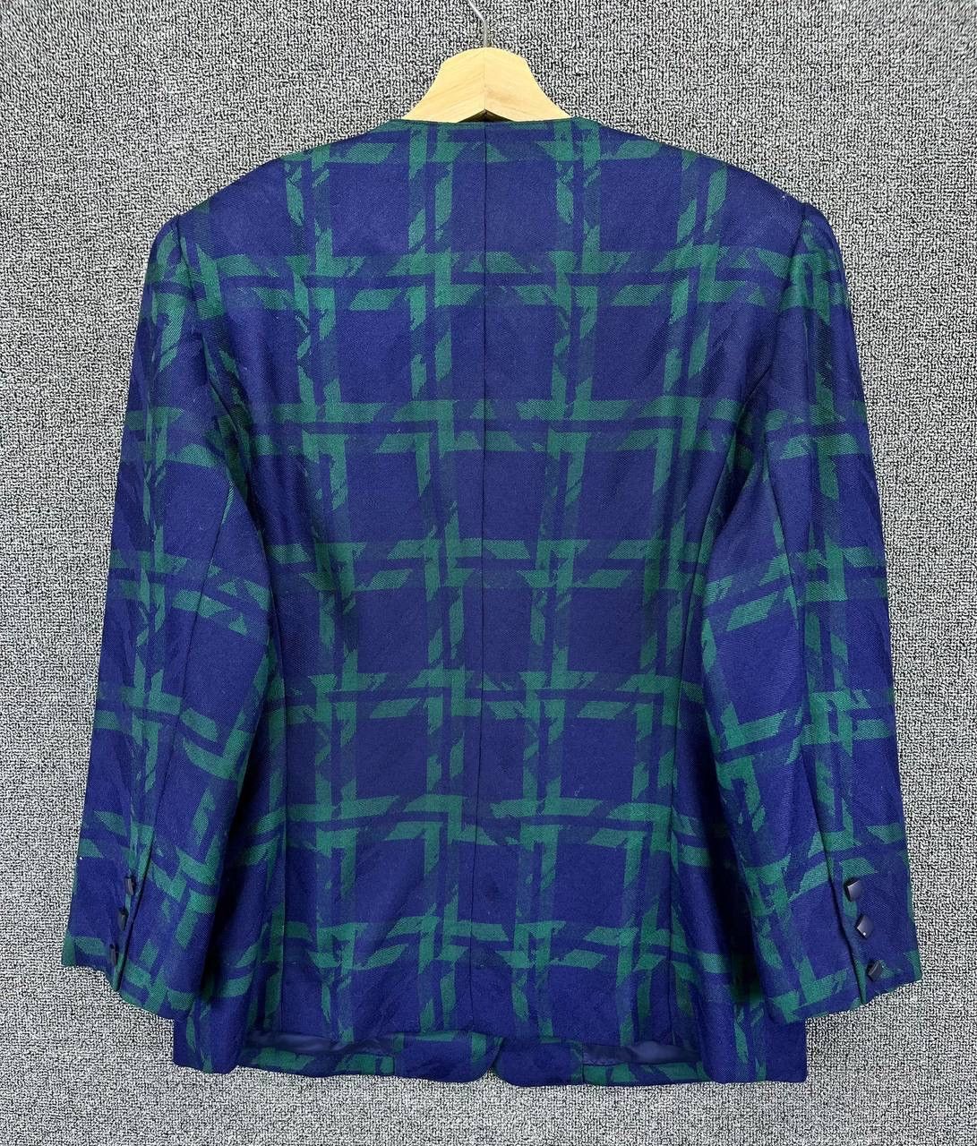Paoloni Vintage Franca v. Paoloni Shadow Plaids Blazer Coat Jacket Size M / US 6-8 / IT 42-44 - 10 Thumbnail