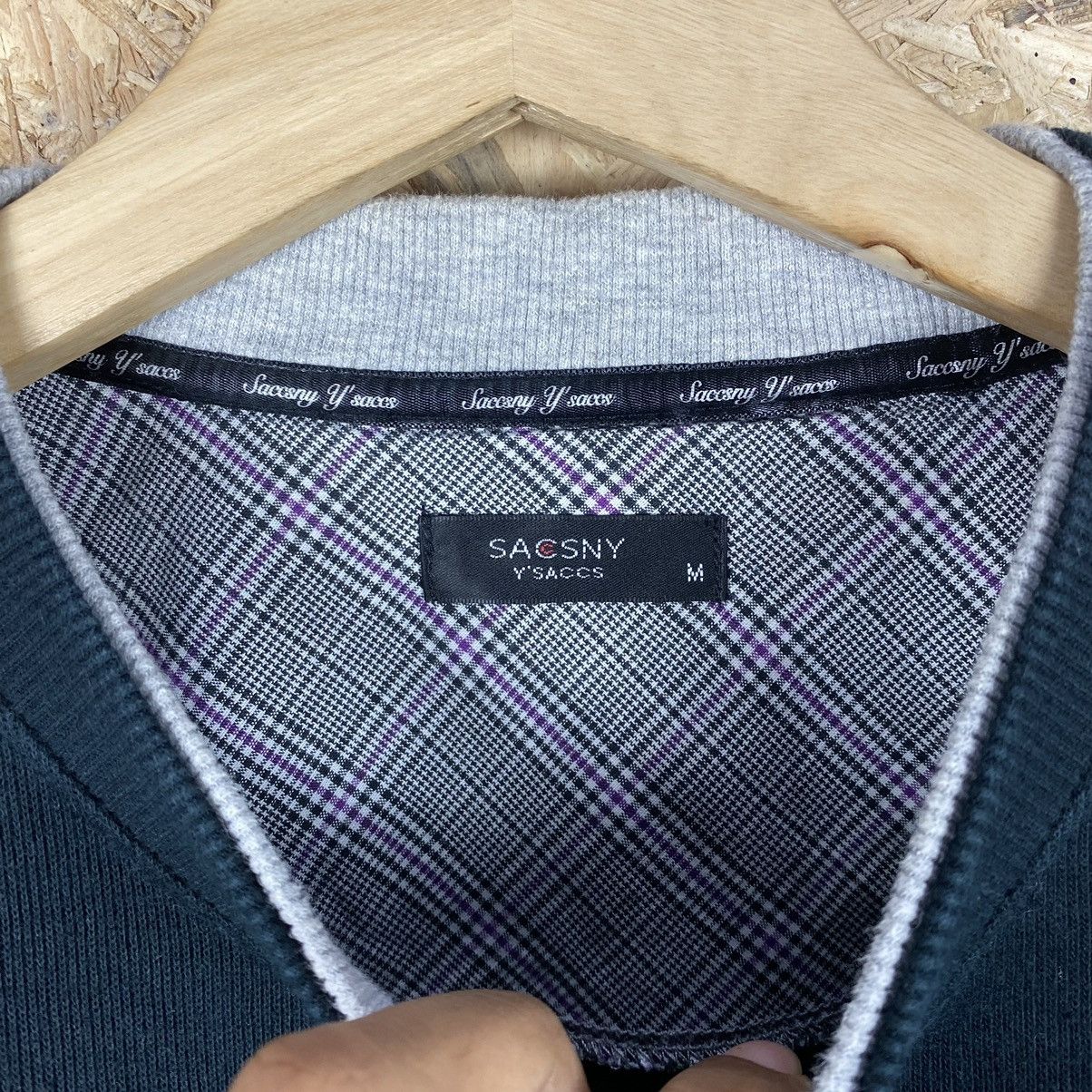 Y's × Y's for Men × Yohji Yamamoto VINTAGE SACSNY Y’SACCS SPELLOUT EMBROIDERED SWEATSHIRT Size US M / EU 48-50 / 2 - 6 Thumbnail