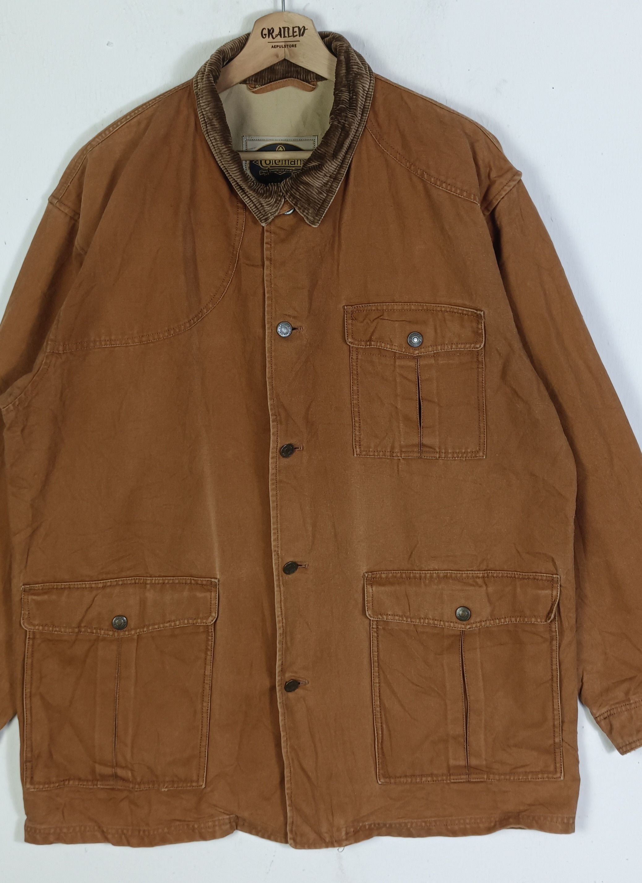 Coleman Vintage Coleman Chroe Men Jacket Size US XL / EU 56 / 4 - 4 Thumbnail