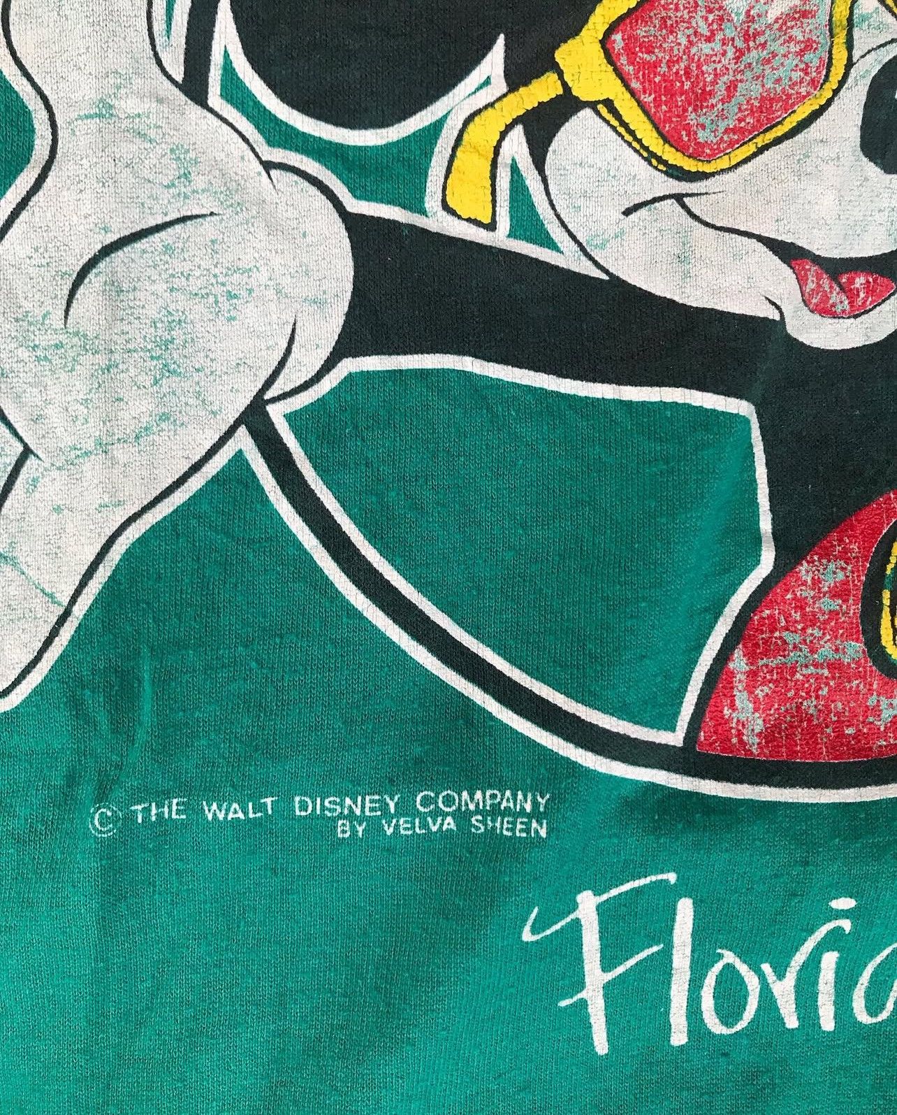 Velva Sheen Vintage mickey mouse by velva sheen single stitch Size US XL / EU 56 / 4 - 3 Thumbnail