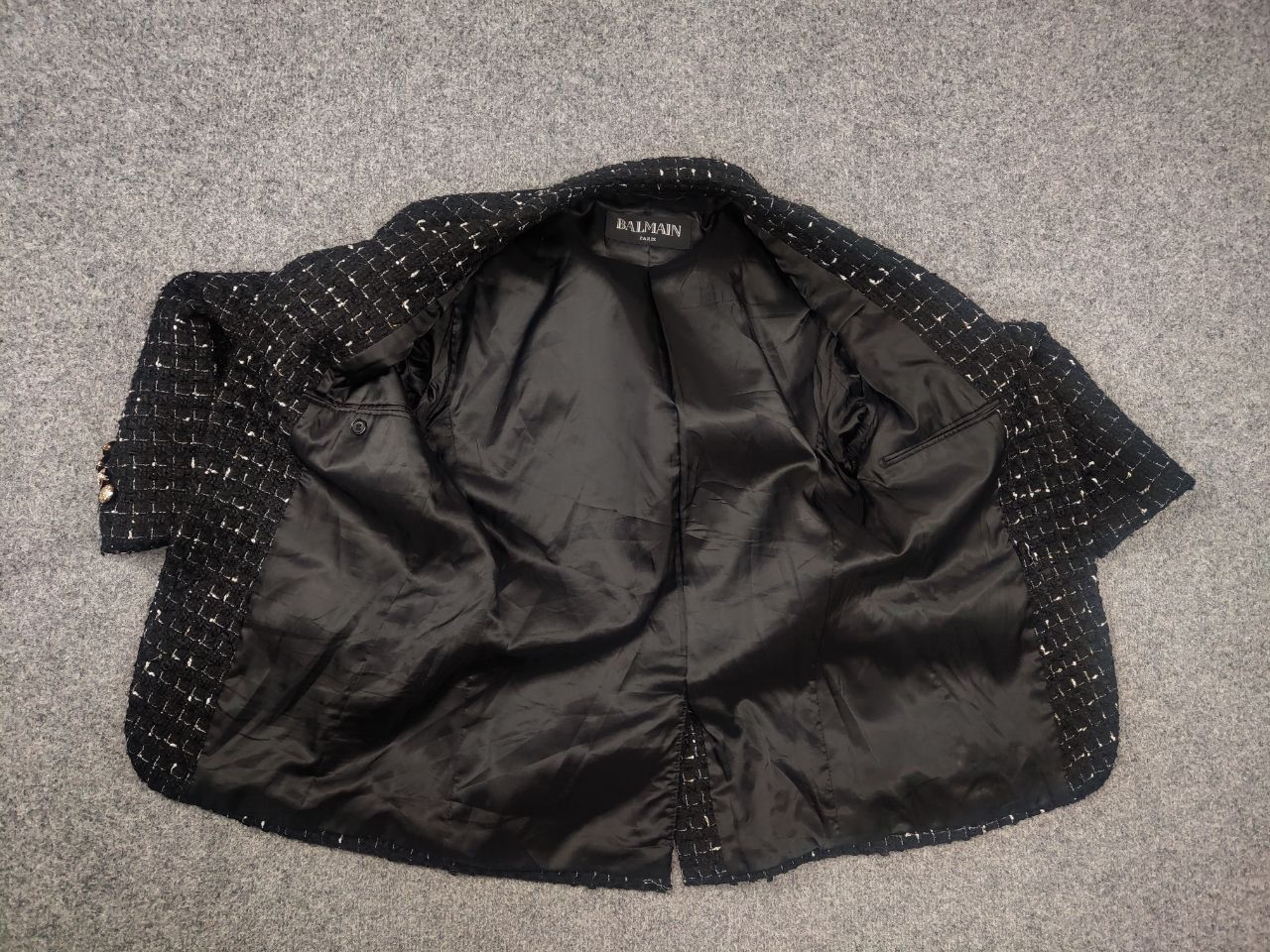 Balmain Balmain Paris Authentic Double Breasted tweed blazer Jacket Size M / US 6-8 / IT 42-44 - 11 Thumbnail